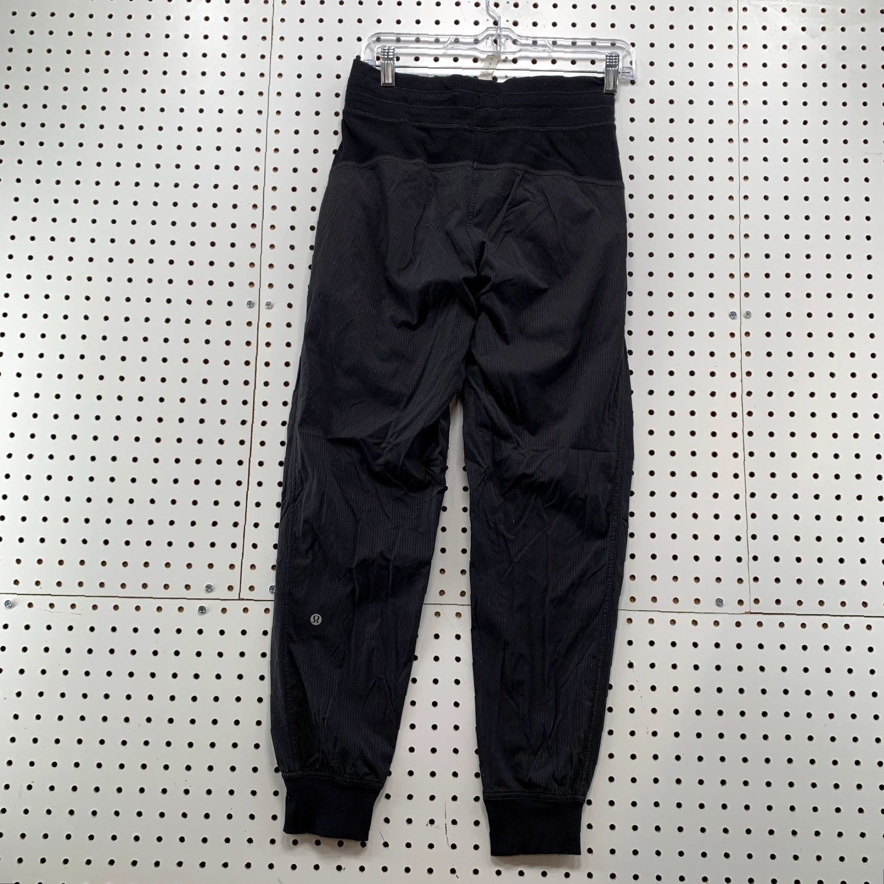 Lululemon VINTAGE Lululemon Dance Studio Jogger Womens Size 4 Black Striped Mid Rise Yoga Leggings Size 27" / US 4 / IT 40 - 2 Thumbnail