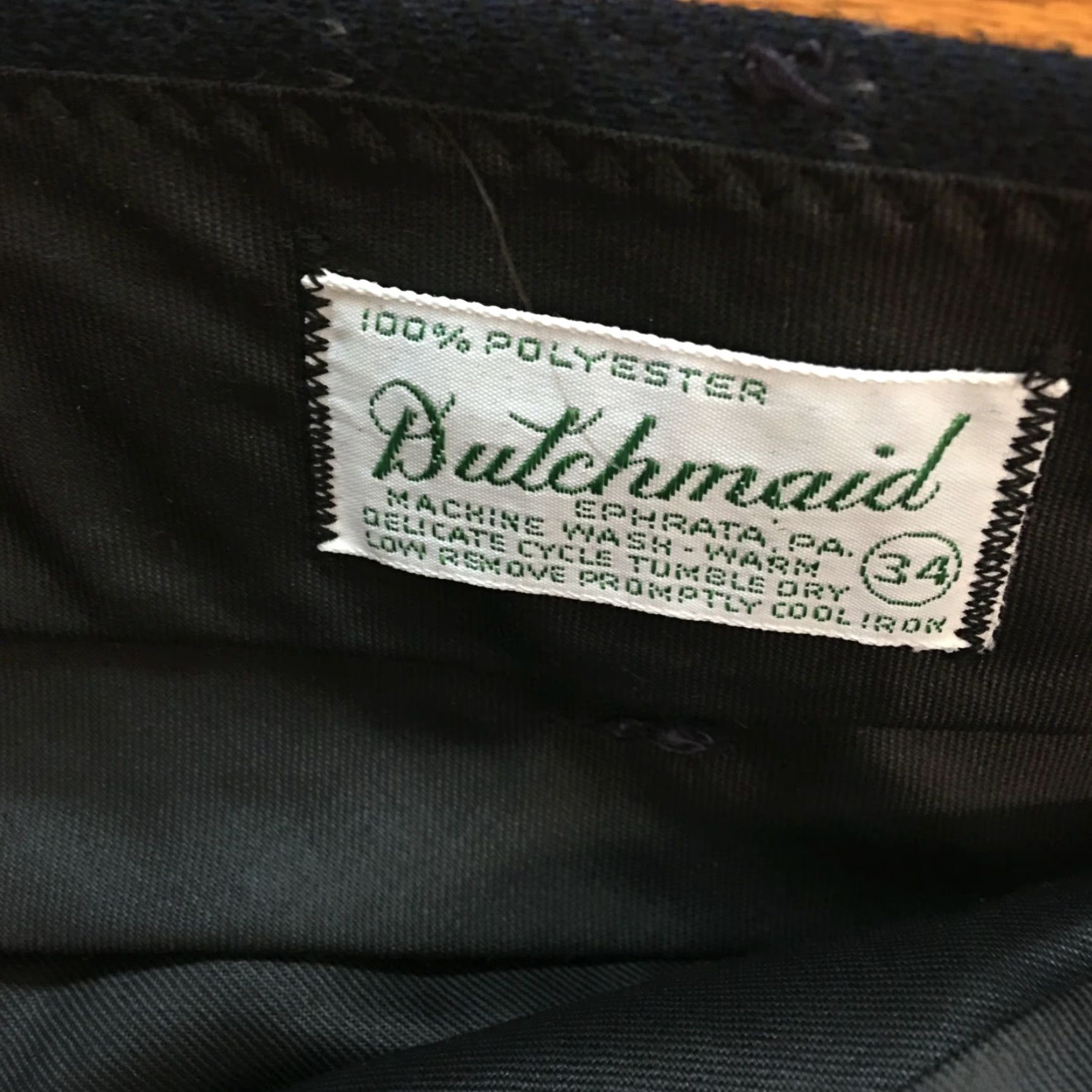 Vintage Vintage Dutchmaid Womens Dress Pants Black Checked Size 34 Traditional Casual Size 34" / US 12 / IT 48 - 7 Thumbnail