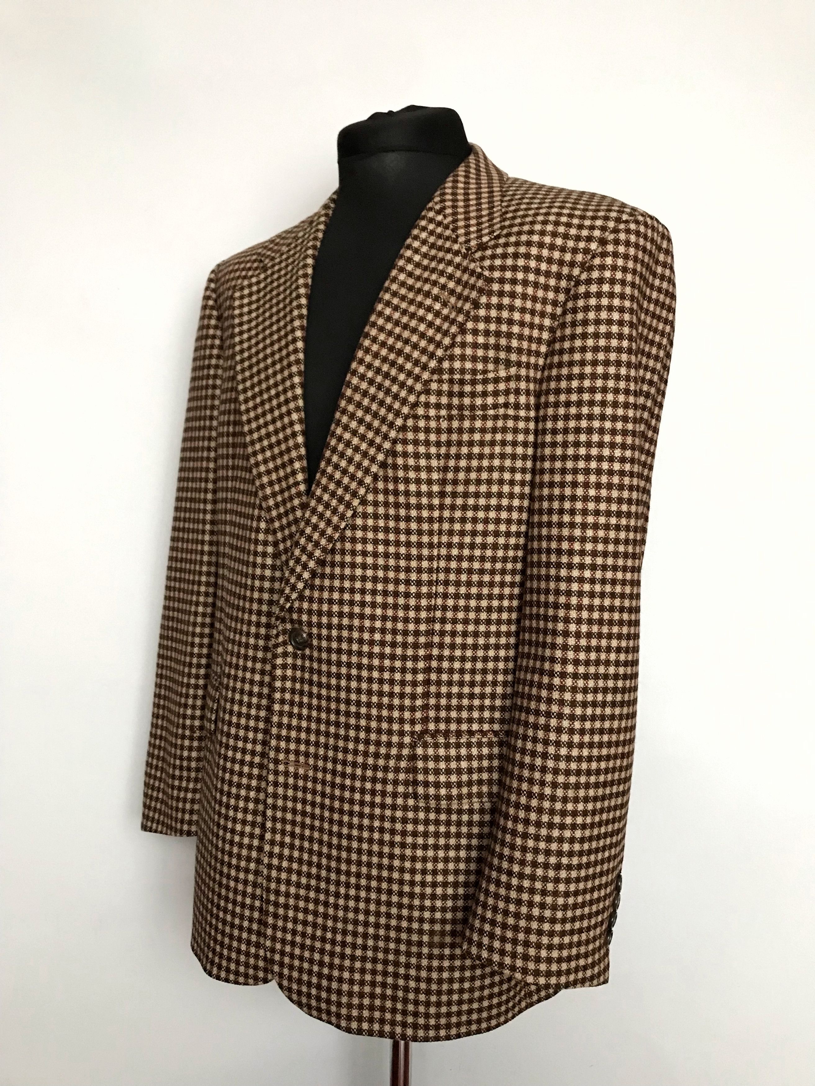 Hugo Boss Final Price🔥 VINTAGE Y2K LORO PIANA x HUGO BOSS WOOL BLAZER Size 52R - 2 Thumbnail