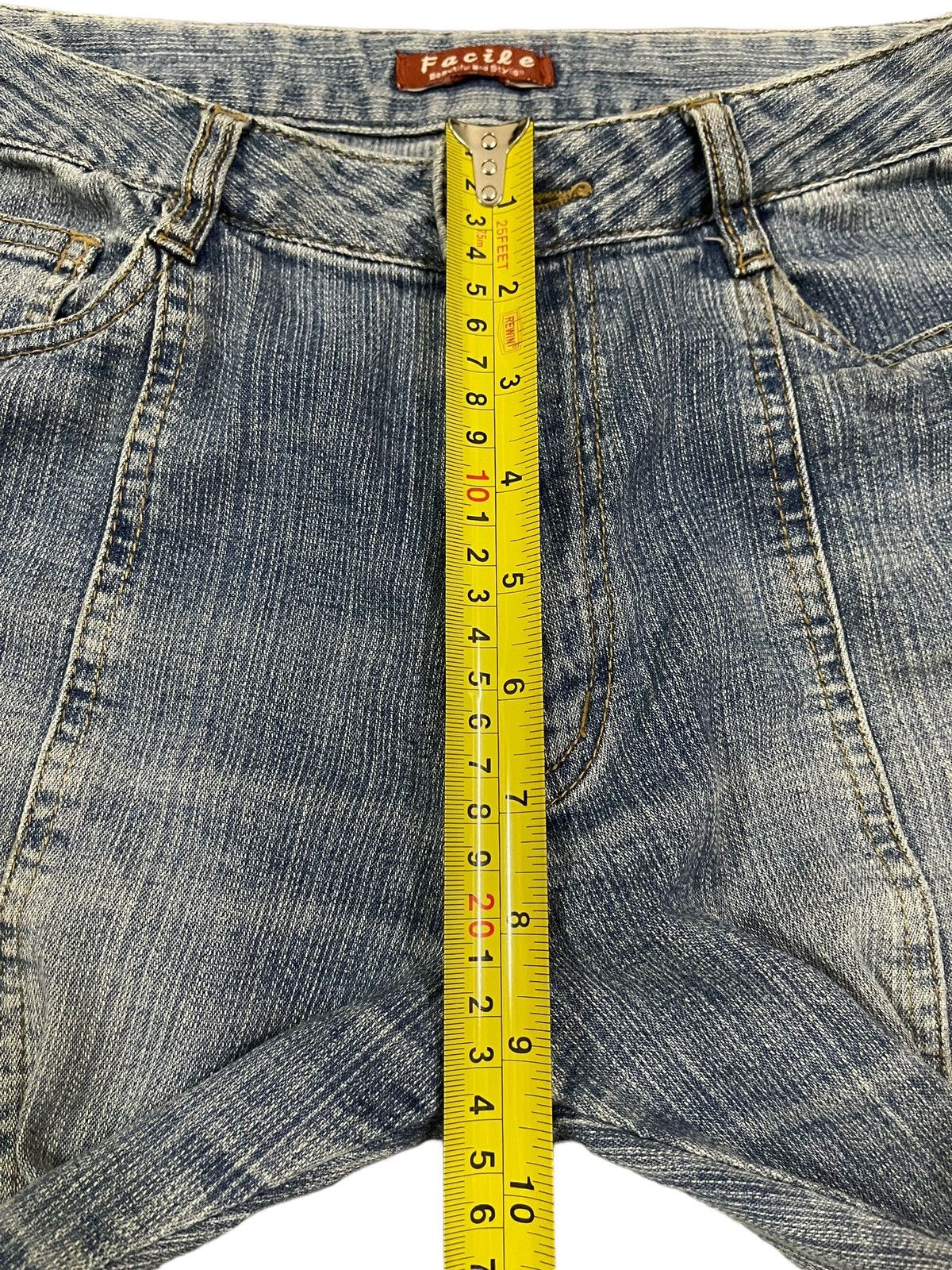 If Six Was Nine Vintage Japanese Brand Blue Wash Style Flare Jeans Size US 27 - 13 Thumbnail