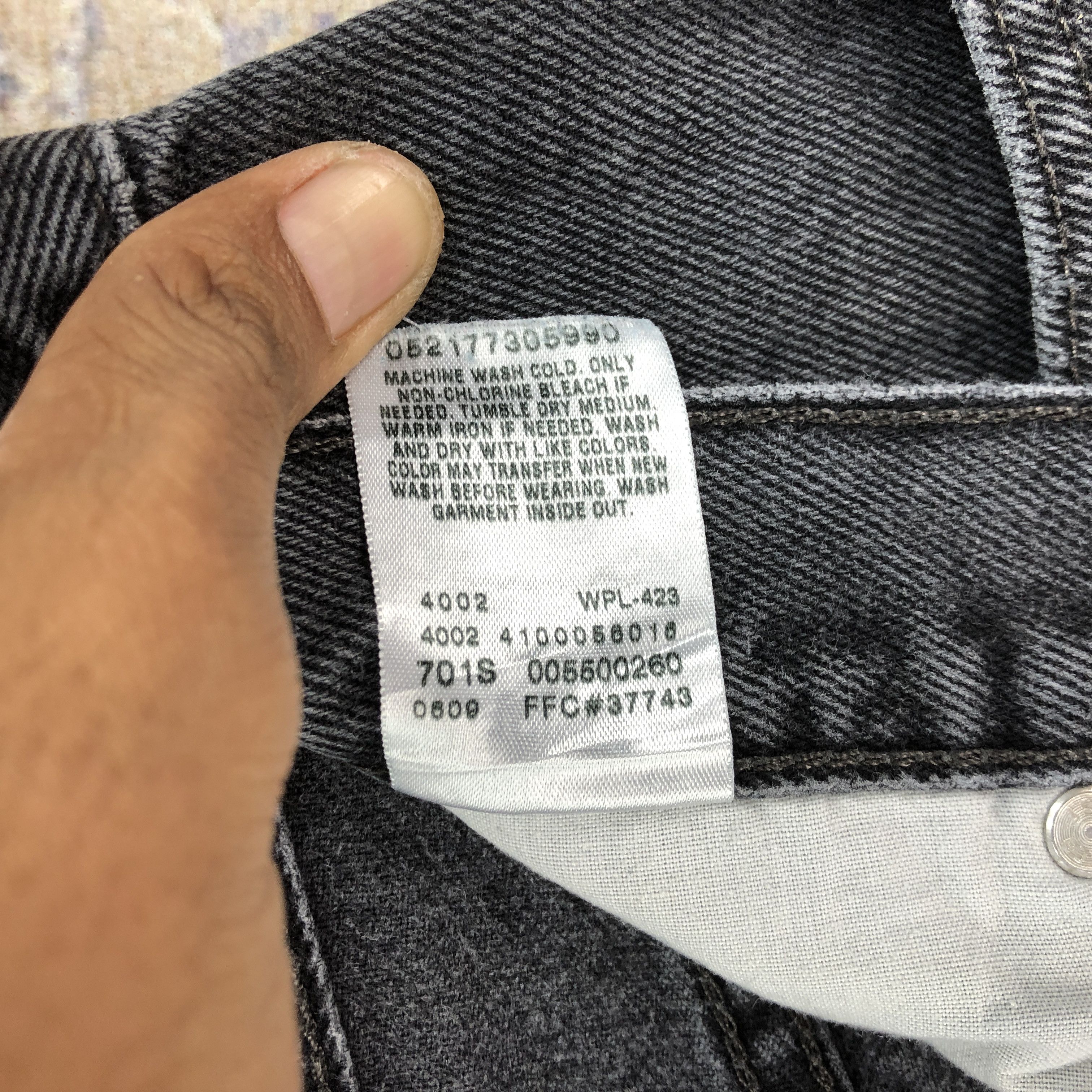 Levi's Vintage Levis Faded Black Jeans Levi's 550 Stonewash Denim Size US 40 / EU 56 - 11 Thumbnail