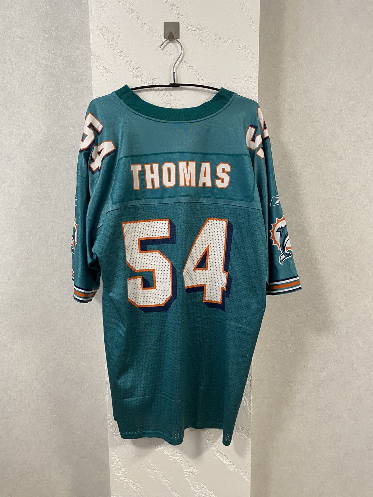 NFL × Reebok Miami Dolphins Reebok 1997-2001 NFl Jersey Thomas Size US L / EU 52-54 / 3 - 11 Thumbnail