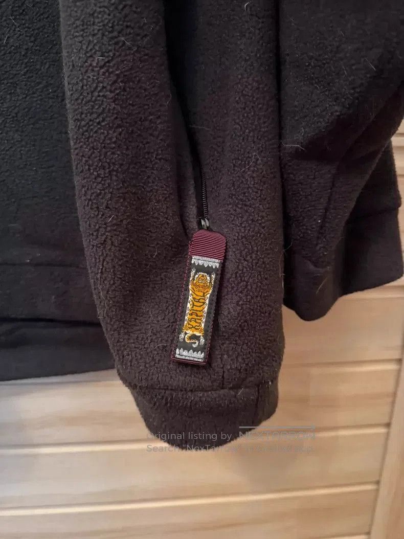 Kapital Kapital Black High Neck Fleece Sweatshirt Size US S / EU 44-46 / 1 - 3 Thumbnail