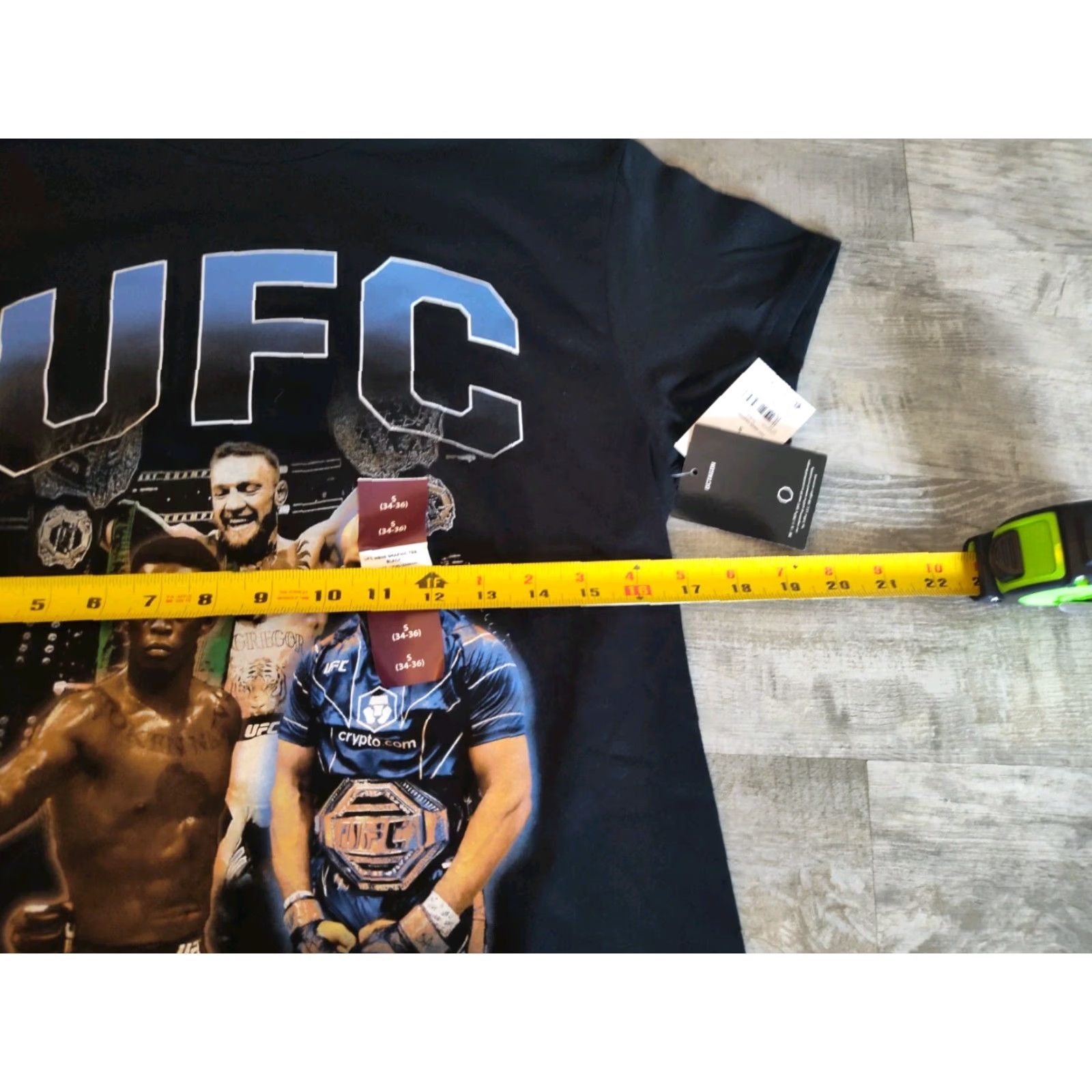 UFC UFC T-Shirt Crew Neck Short Sleeve Black Size S Men Graphic Print UFC Top Fighters Jon Jones Connor McGregor Israel Adesanya 2020s Sports Mens Size US S / EU 44-46 / 1 - 7 Thumbnail