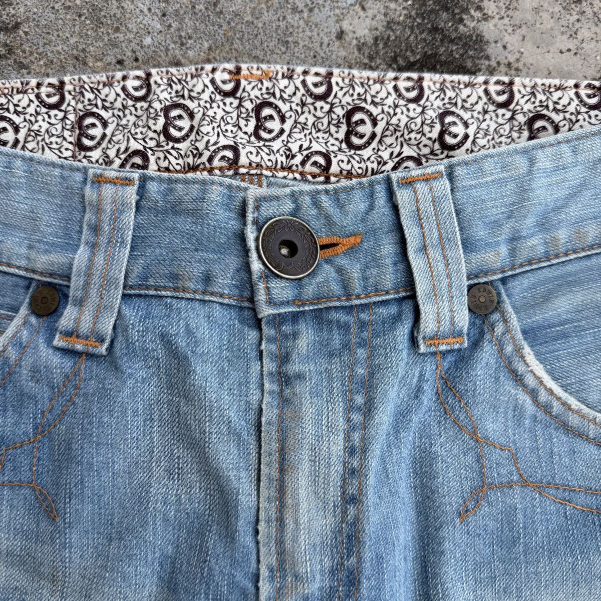 Edwin Vintage Edwin Faded Distressed Denim Jean Pants W36 Size US 34 / EU 50 - 4 Thumbnail