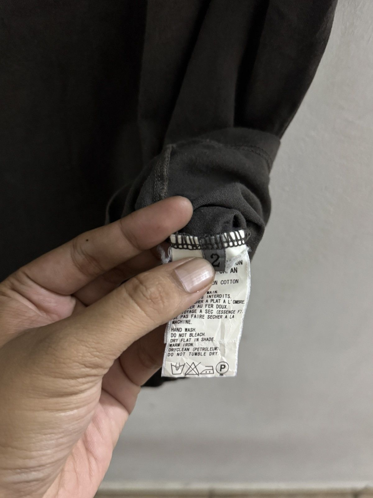 Yohji Yamamoto Y’s YOHJI YAMAMOTO THRASHED FADED TSHIRT Size US M / EU 48-50 / 2 - 4 Thumbnail