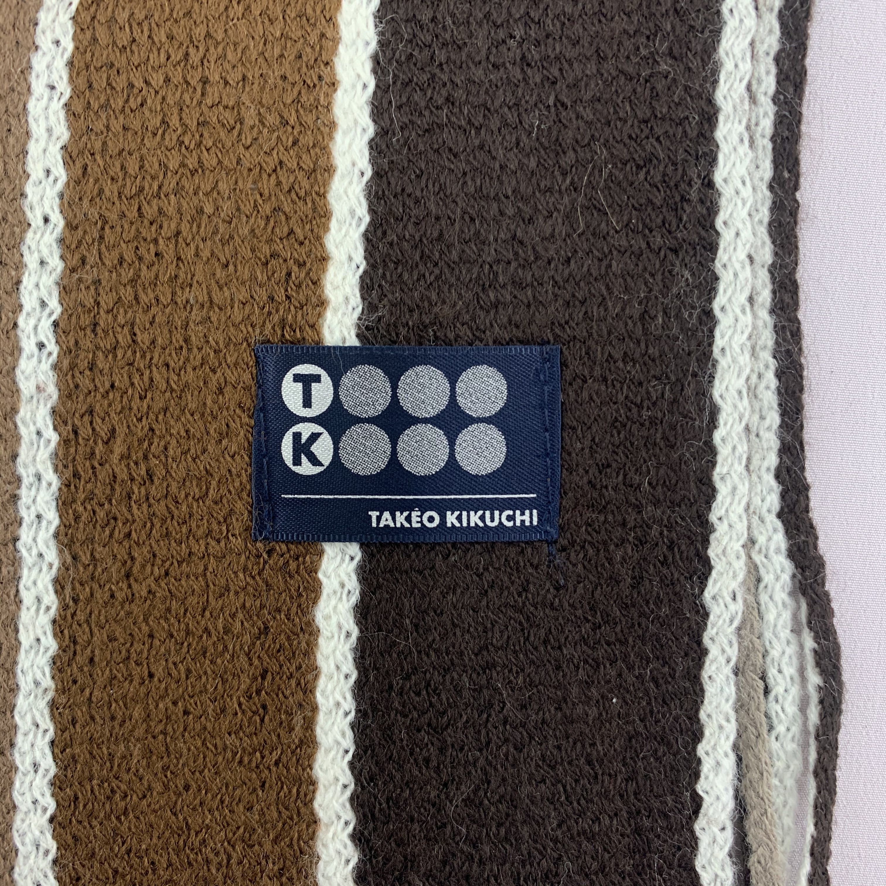 Takeo Kikuchi Takeo Kikuchi Scarf Wool Muffler Neck Wrap BL4092 Size ONE SIZE - 5 Thumbnail