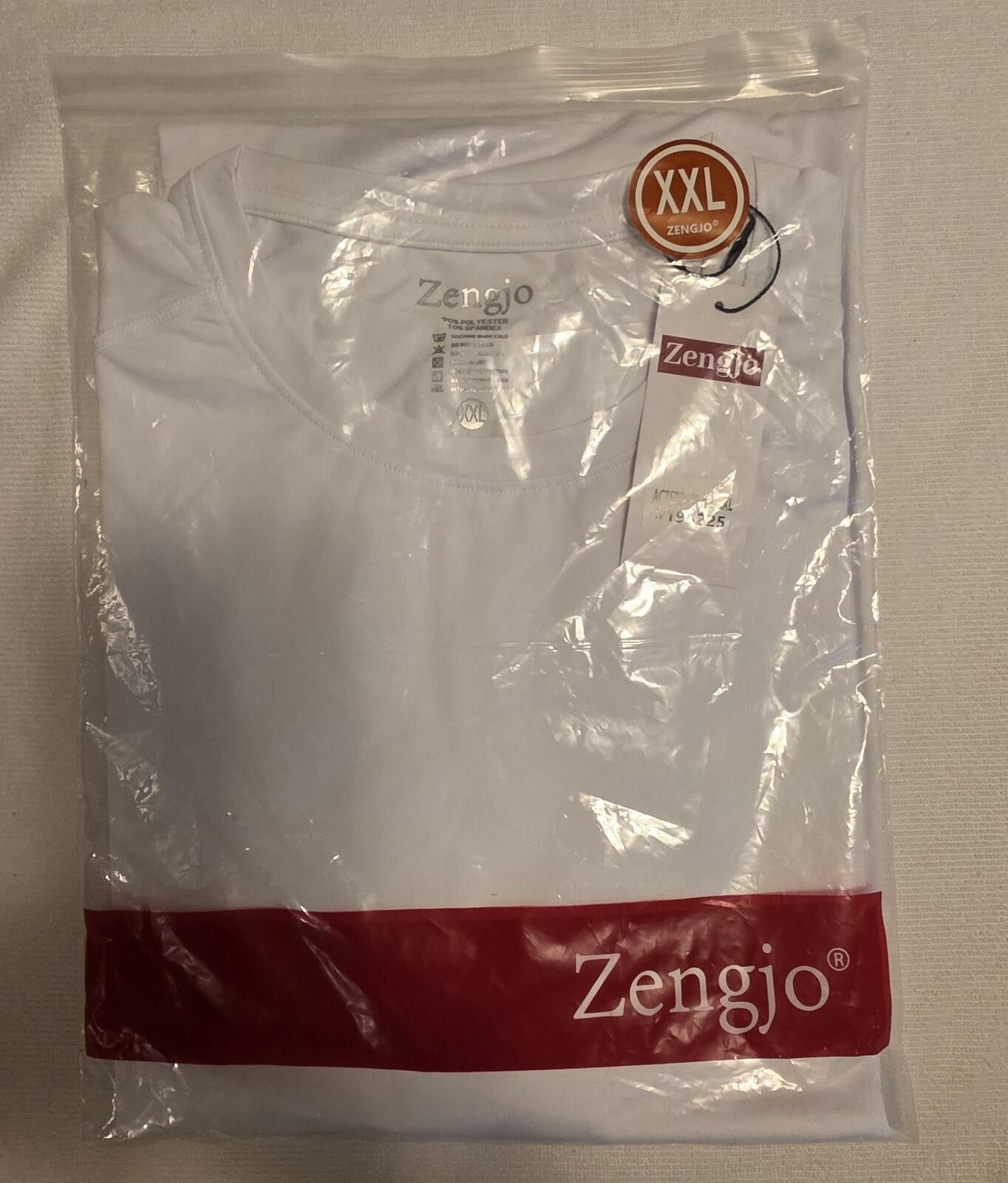Other Zengjo Men's White T-Shirt XXL new with tags Size US XXL / EU 58 / 5 - 1 Thumbnail