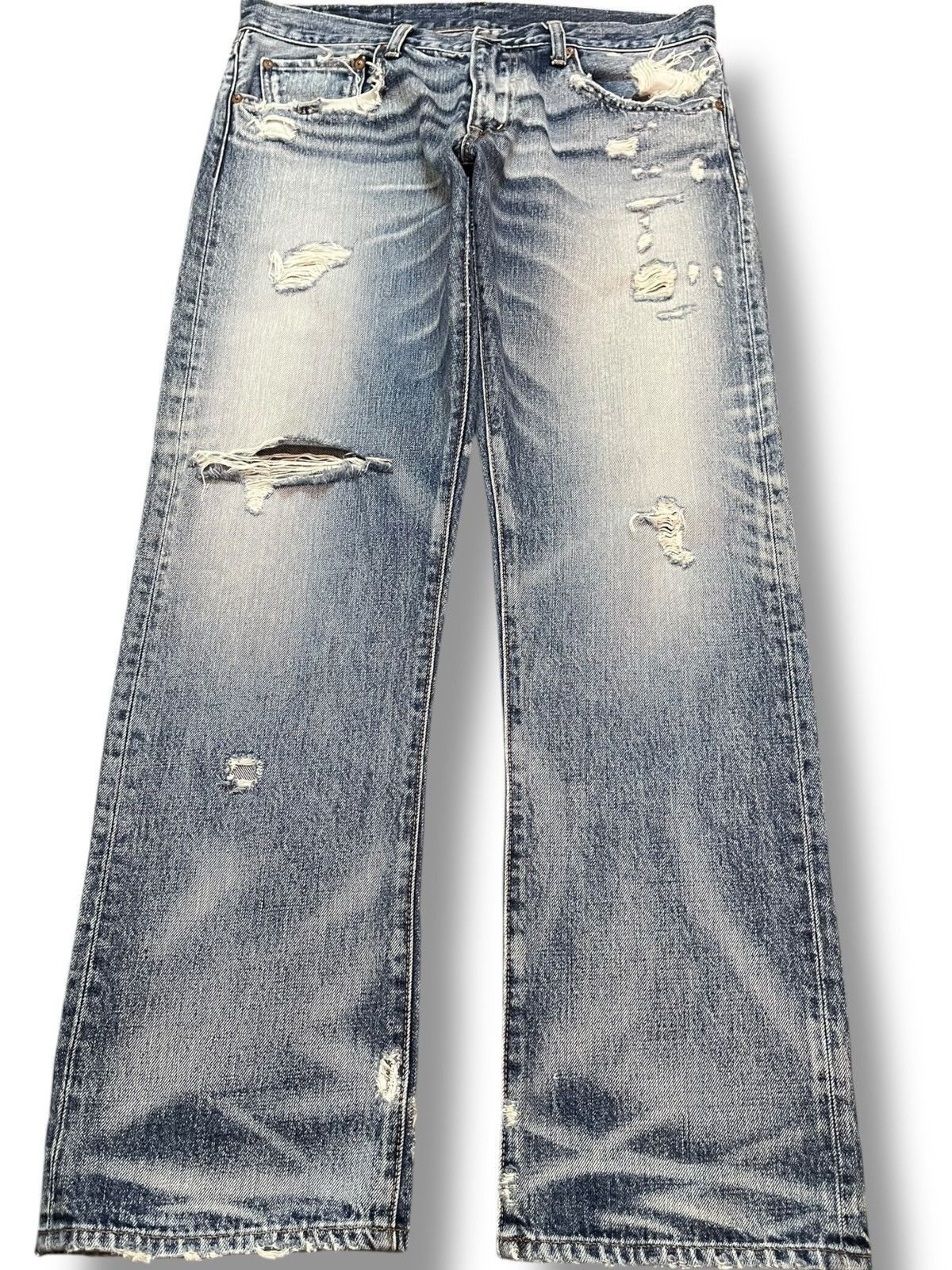 Hysteric Glamour Vintage RNAINC Faded Grunge Distressed Denim Size US 33 - 1 Thumbnail