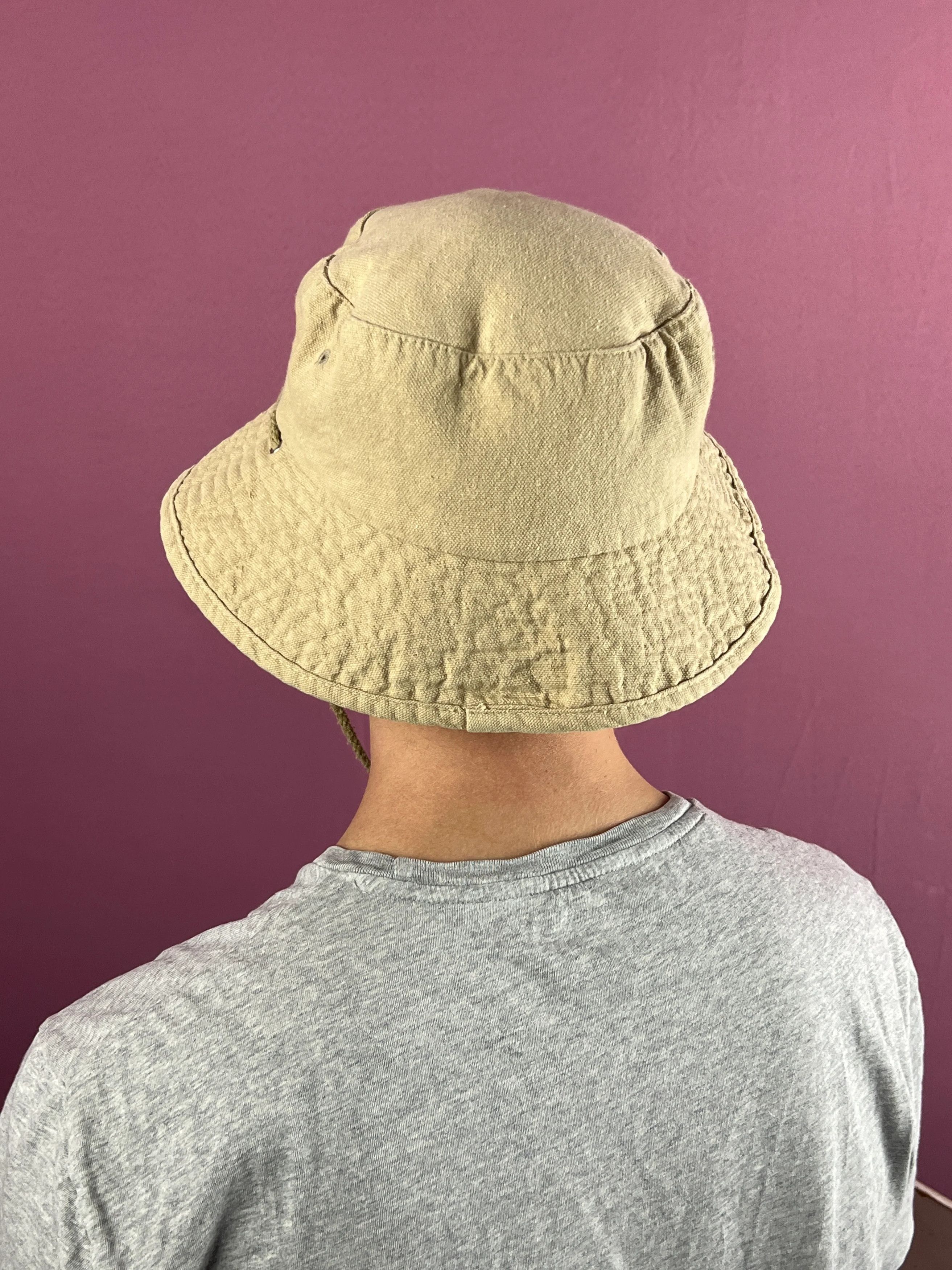 Quiksilver Quiksilver Vintage Men's Linen Bucket Hat Size ONE SIZE - 4 Thumbnail