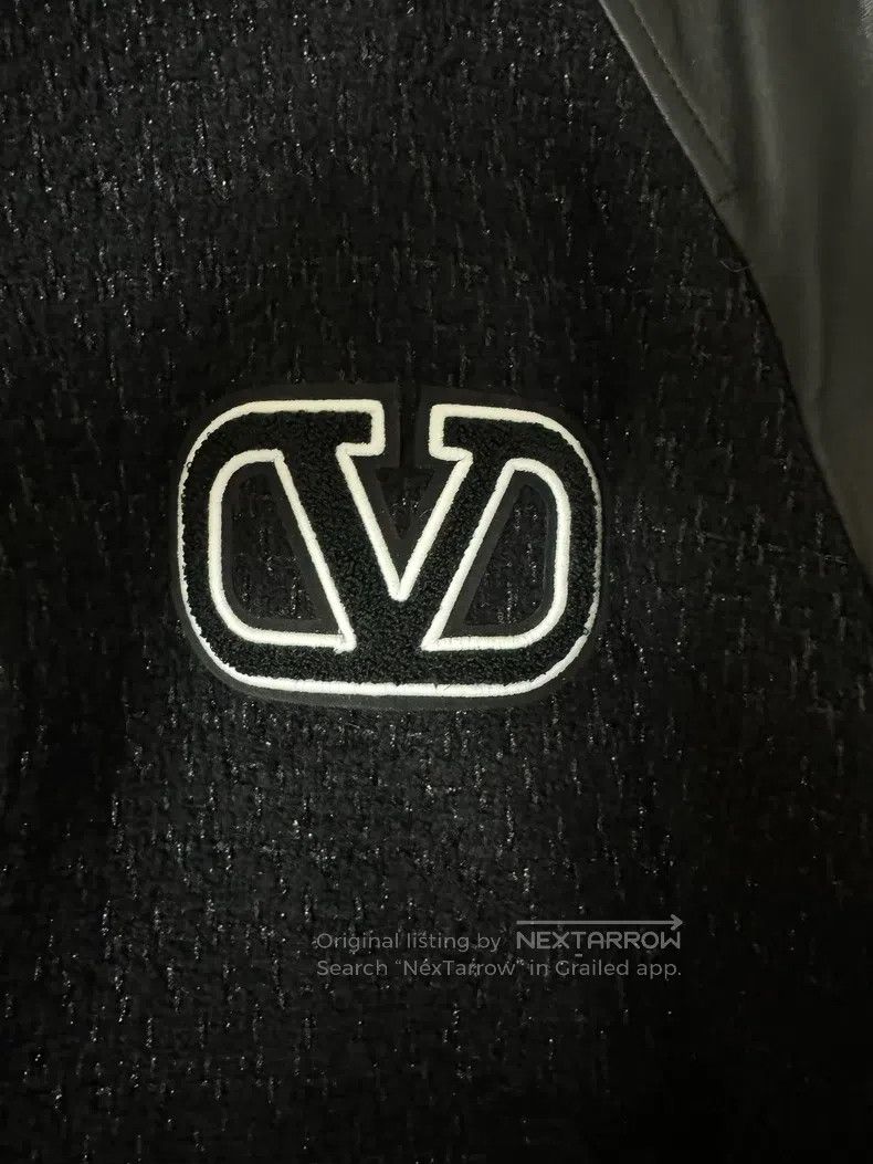 Valentino Valentino Leather sleeve jacket Size US XL / EU 56 / 4 - 2 Thumbnail