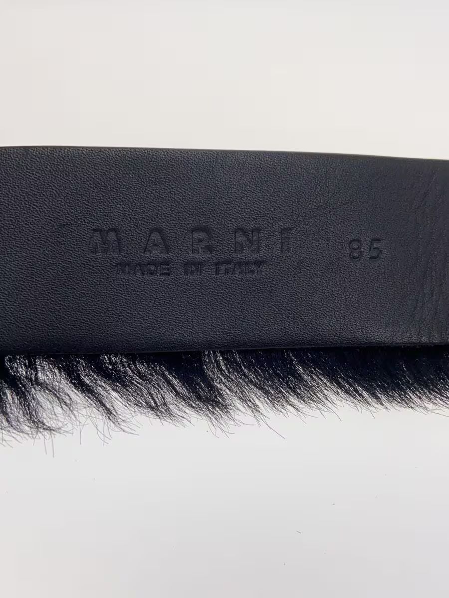 Marni Leather Fur Belt Size ONE SIZE - 5 Thumbnail
