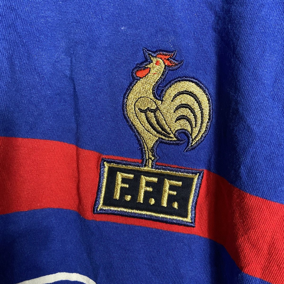 Vintage Retro Score Draw France 1984-86 soccer jersey Size US M / EU 48-50 / 2 - 4 Thumbnail