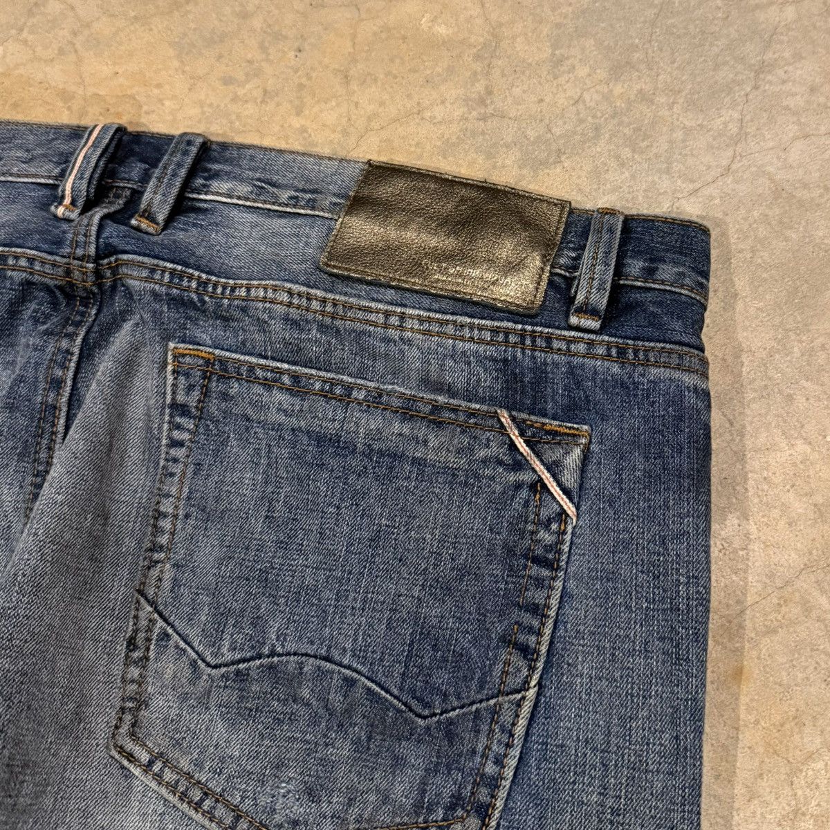 Cult Of Individuality Faded Distressed Japanese Selvedge Paint Splatter Jeans ERD Size US 42 / EU 58 - 17 Thumbnail