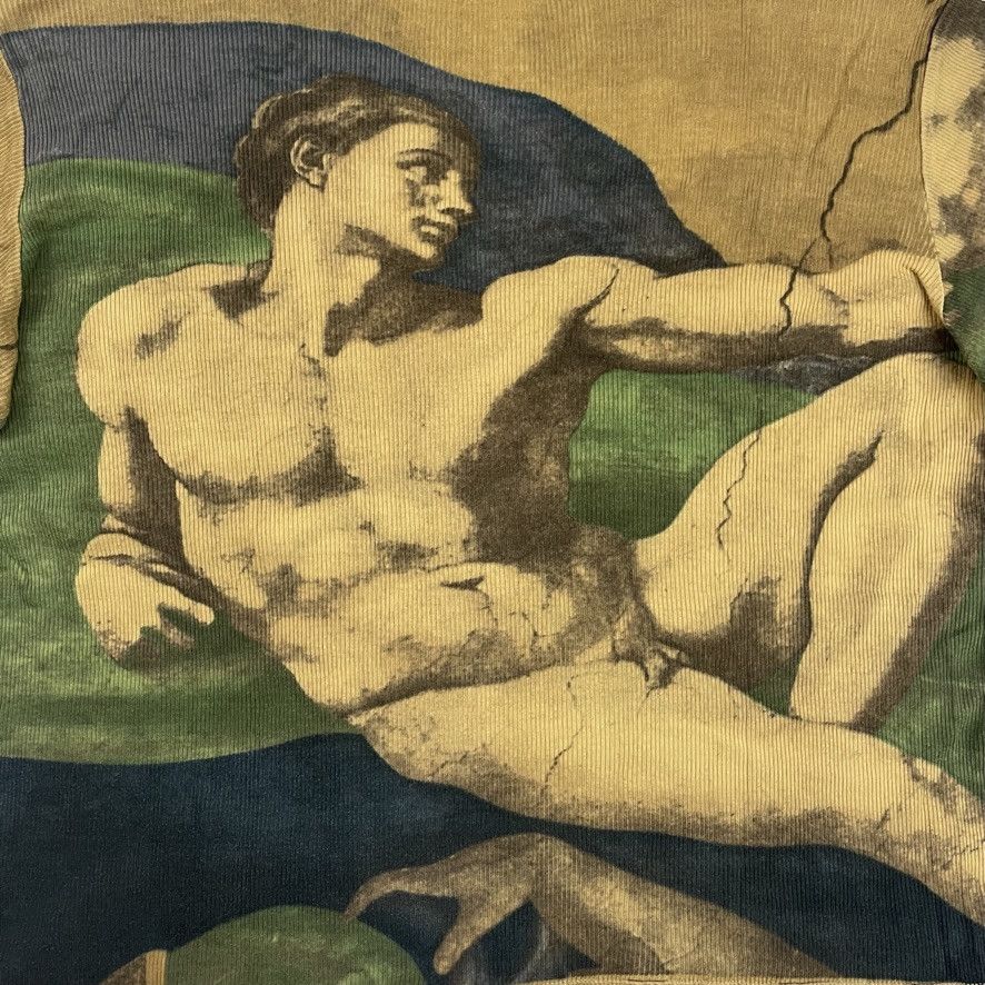Jean Paul Gaultier SS1995 Jean Paul Gaultier Michelangelo Adam T-shirt Vintage Size US M / EU 48-50 / 2 - 5 Thumbnail
