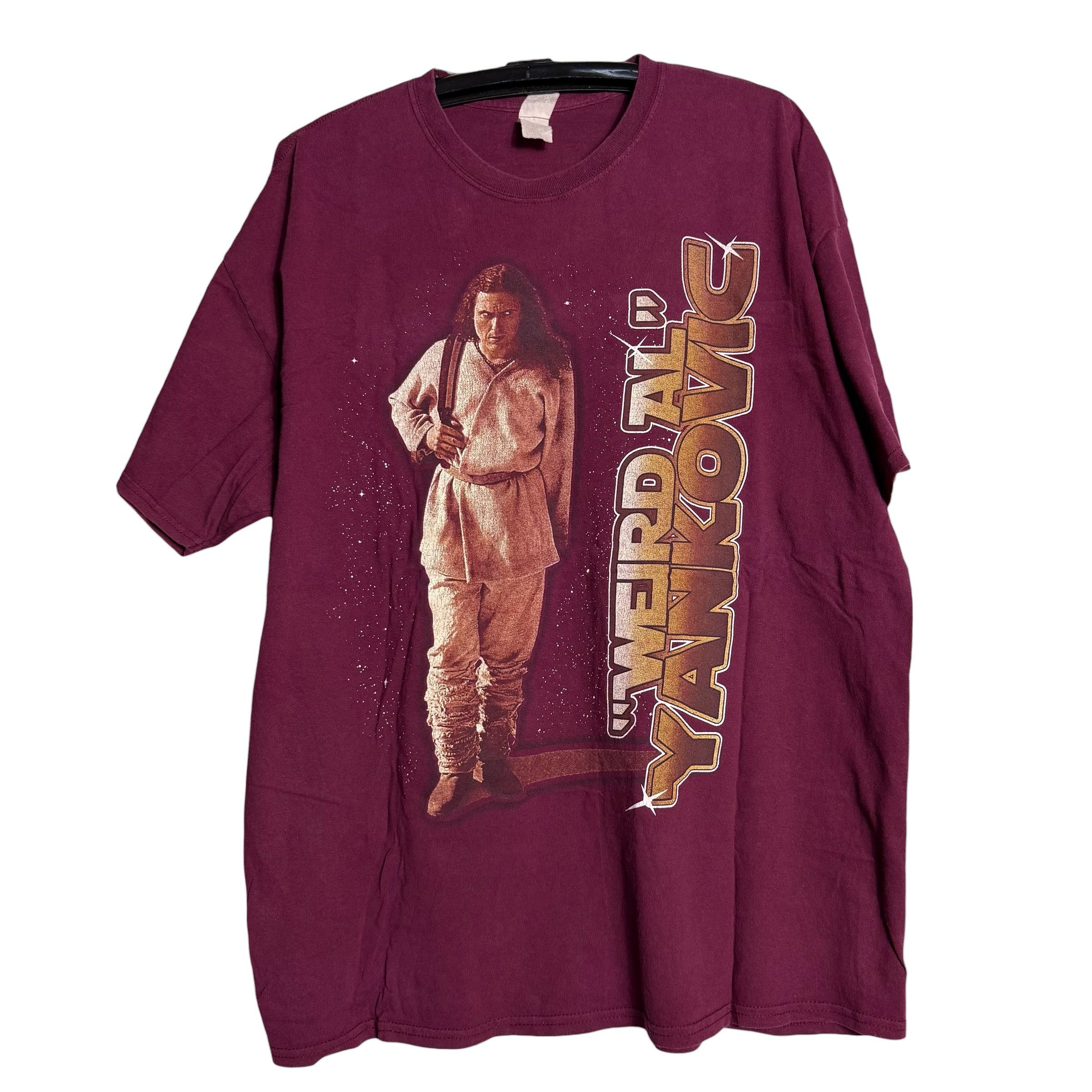 Vintage 🔥RARE🔥 Vintage "Weird Al" Yankovic The Saga Begins T-shirt Size US XL / EU 56 / 4 - 1 Thumbnail