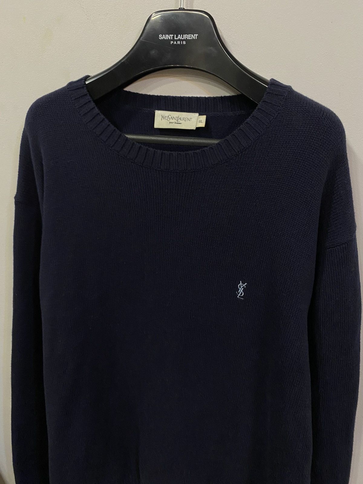Yves Saint Laurent YSL Sweater Knit Old Money Size US XXL / EU 58 / 5 - 4 Thumbnail