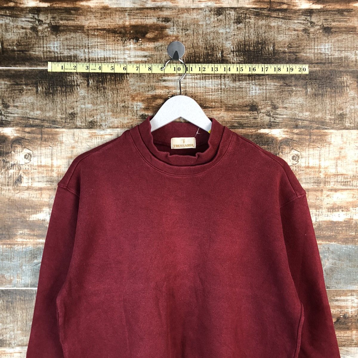 Homespun Knitwear Trussardi vintage Red Knitwear #A1386 Size US S / EU 44-46 / 1 - 5 Thumbnail