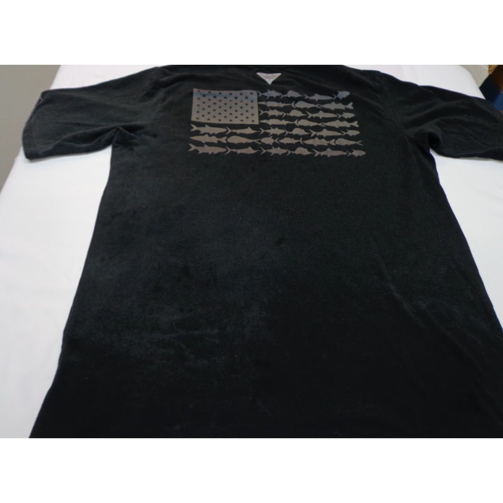 Vintage Columbia PFG Omni-Shade Men's T-Shirt Graphic Print Black 2XL Medium Pullover Shirt Fishing Activewear Size US M / EU 48-50 / 2 - 8 Thumbnail