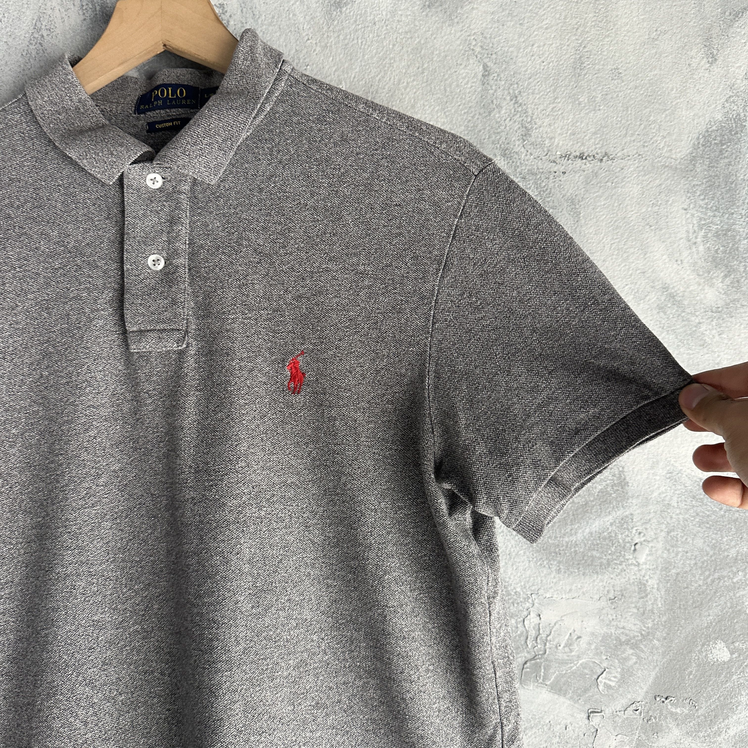 Polo Ralph Lauren Polo Ralph Lauren Polo Shirt Mens Custom Fit Pony Logo Size US L / EU 52-54 / 3 - 4 Thumbnail