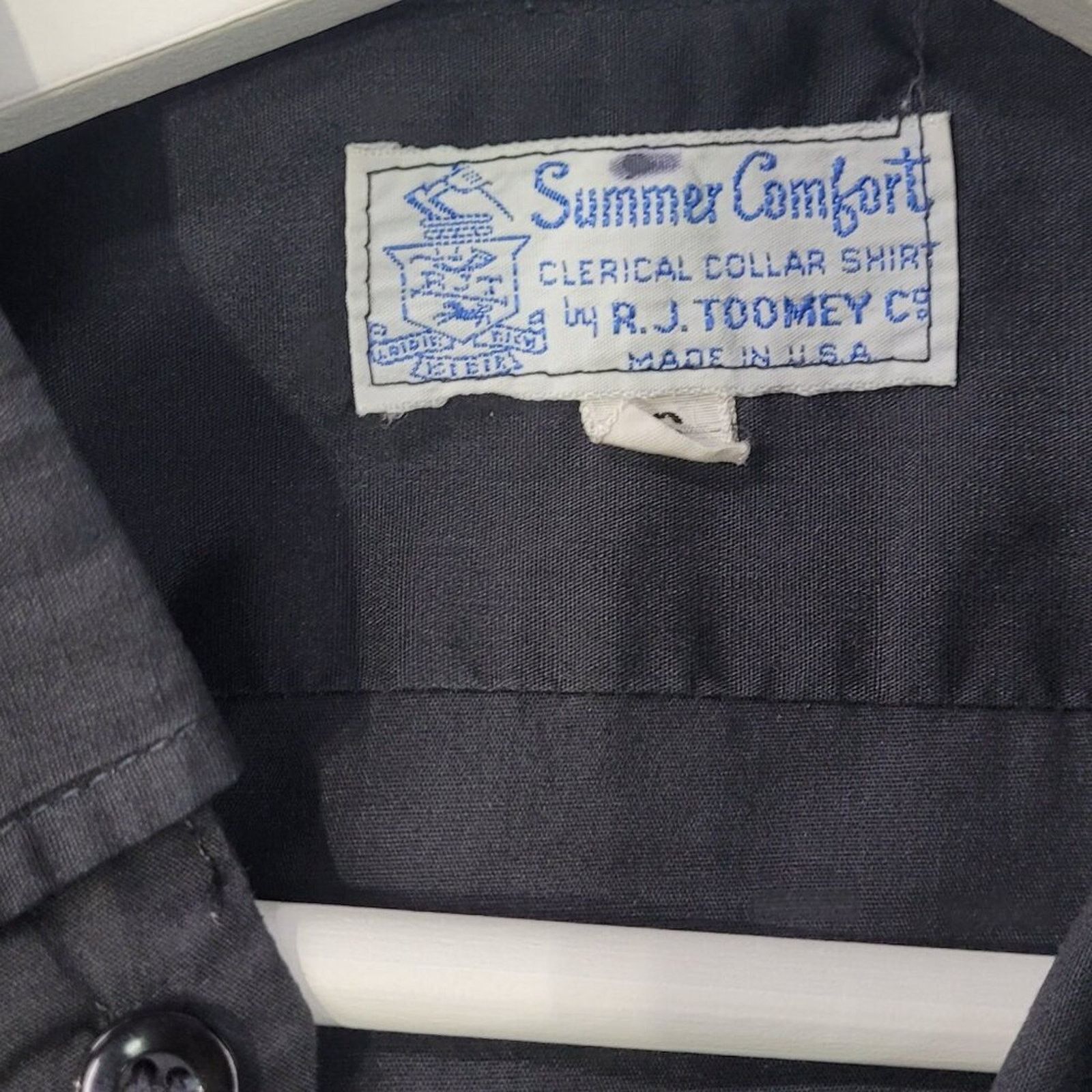 Vintage Vintage 90s SUMMER COMFORT COLLAR BUTTON-DOWN SHIRT Size US L / EU 52-54 / 3 - 3 Thumbnail