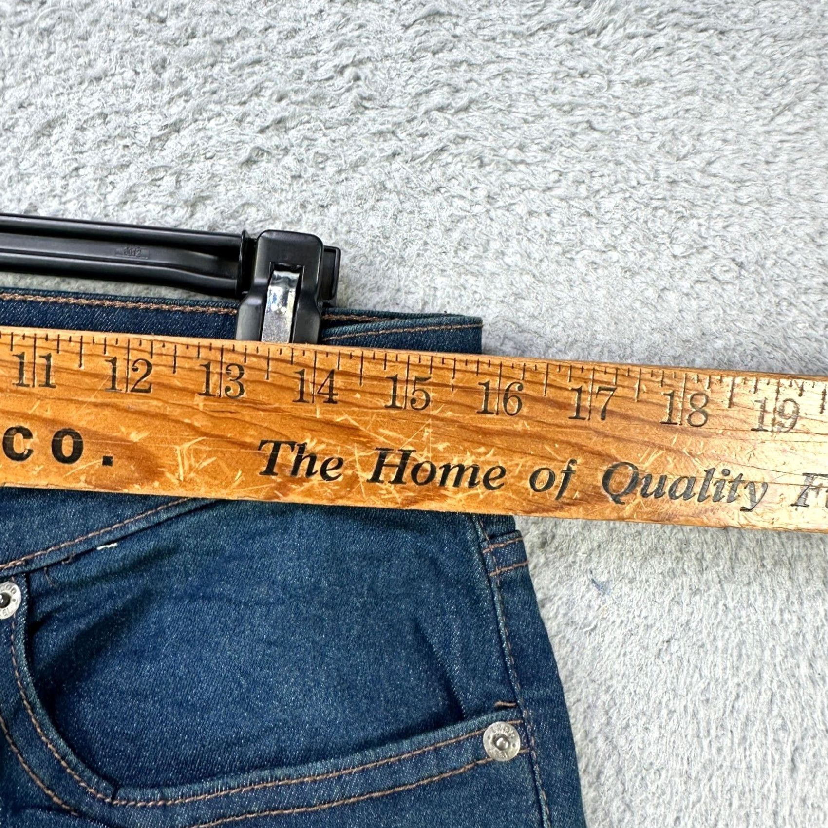 Izod IZOD Slim Jeans Mens 30X32 Blue Distressed Stretch 5 Pocket Comfortable Denim Jeans Slim Fit 30 32 Size Regular Mens) Size US 30 / EU 46 - 5 Thumbnail