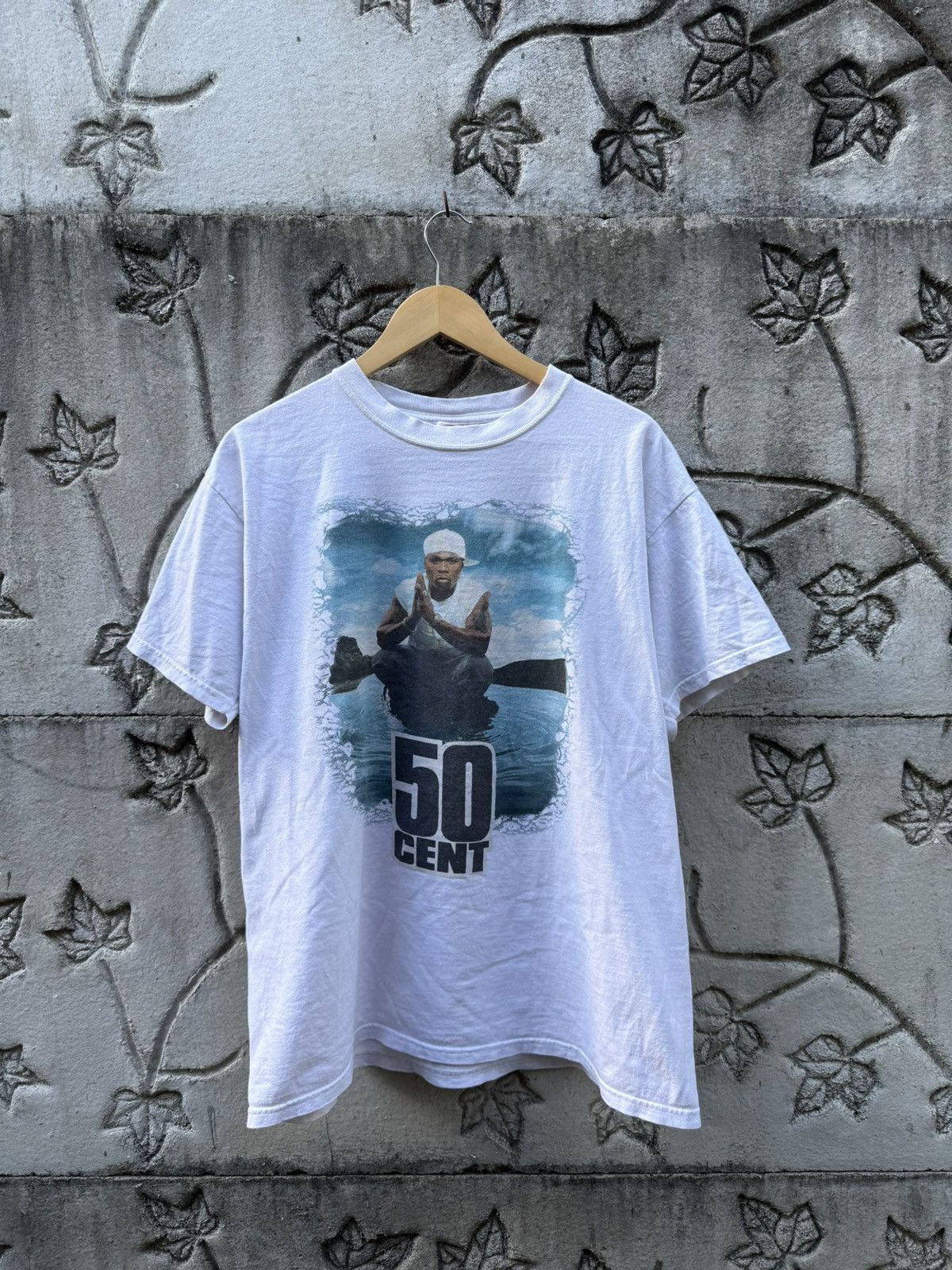 Rap Tees Vintage 50 Cent Rap 2005 Tour Shirt Size US L / EU 52-54 / 3 - 1 Thumbnail