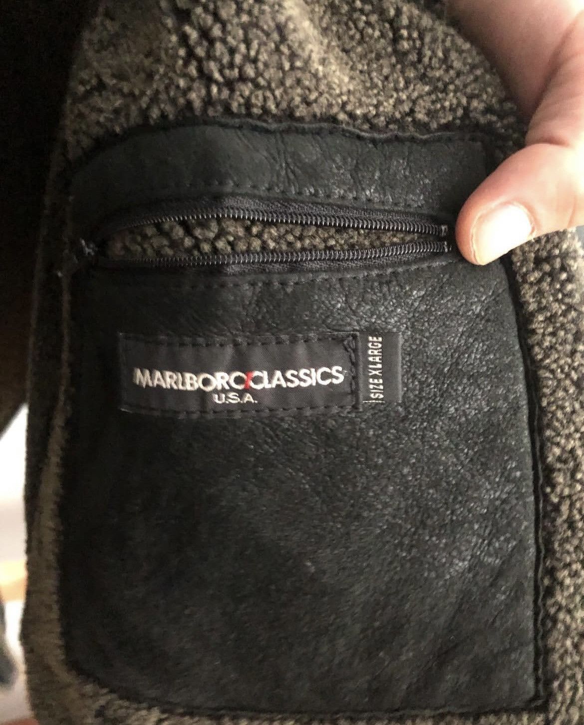 Marlboro Classics Vintage Marlboro Classics Shearling Jacket Size US XL / EU 56 / 4 - 3 Thumbnail