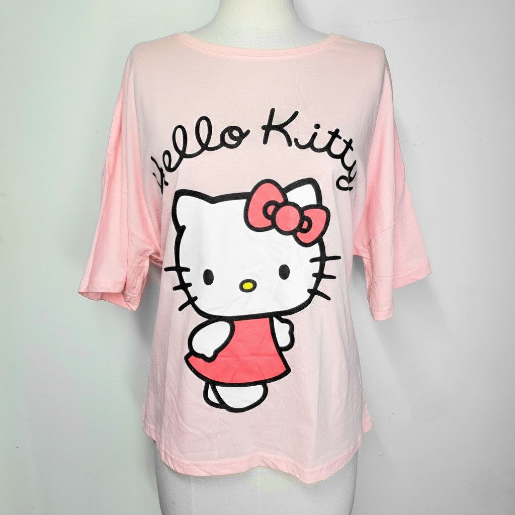 Other Hello Kitty Size L NEW T-Shirt Genuine Sanrio Light Pink Size L / US 10 / IT 46 - 1 Thumbnail