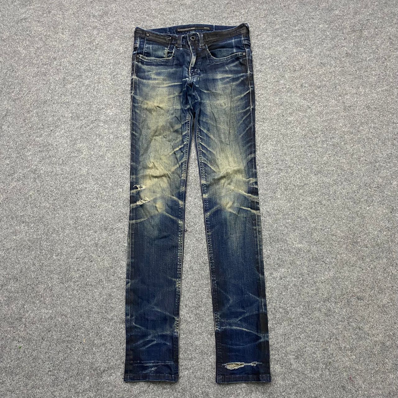 Black Barrett 💥Vintage Black Barrett by Neil Barrett Skinny Denim Size US 29 - 1 Thumbnail