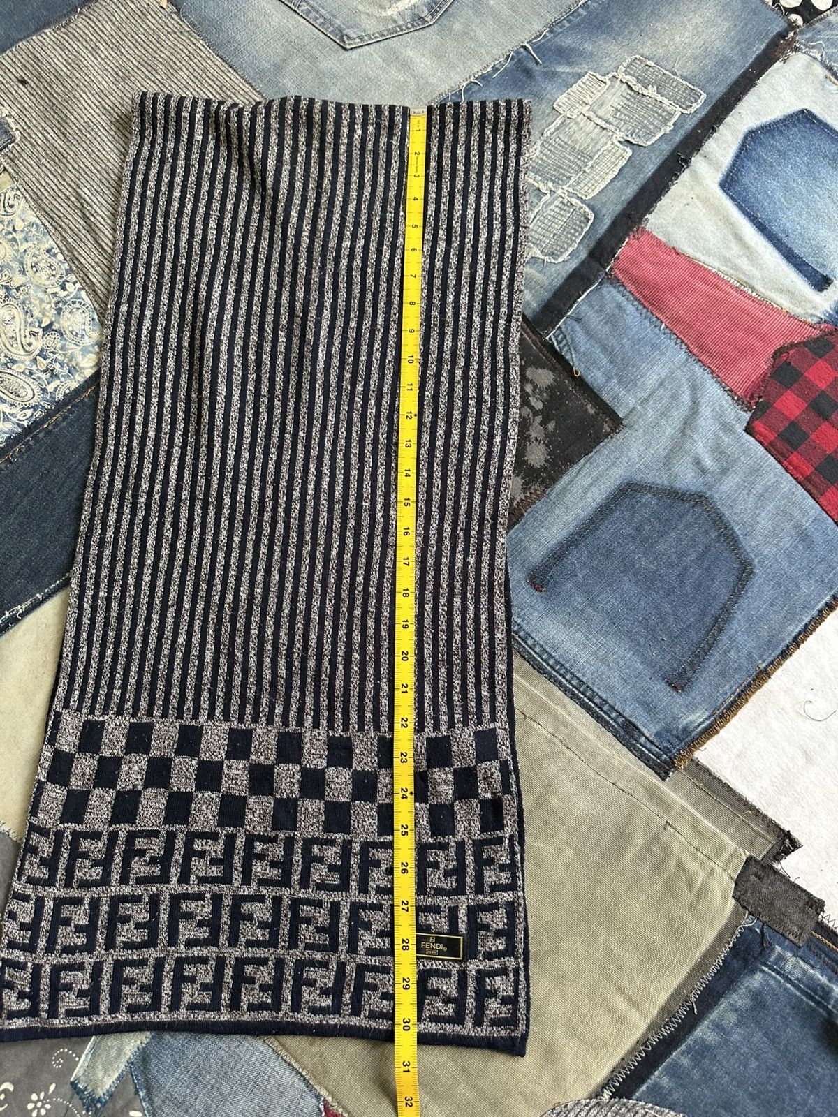 Vintage Vintage Fendi Scarf Unisex Size ONE SIZE - 8 Thumbnail