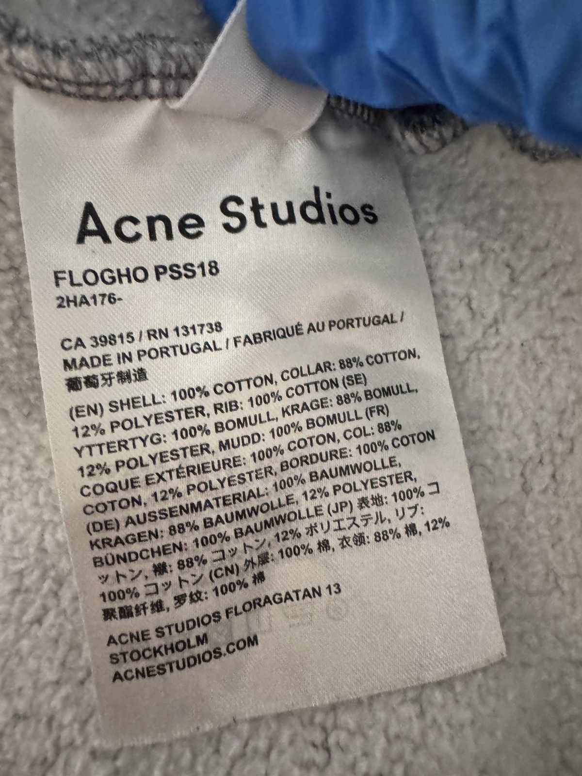 Acne Studios × Other Acne Studios SS18 Flogho Neck Logo Sweater Size US M / EU 48-50 / 2 - 6 Thumbnail