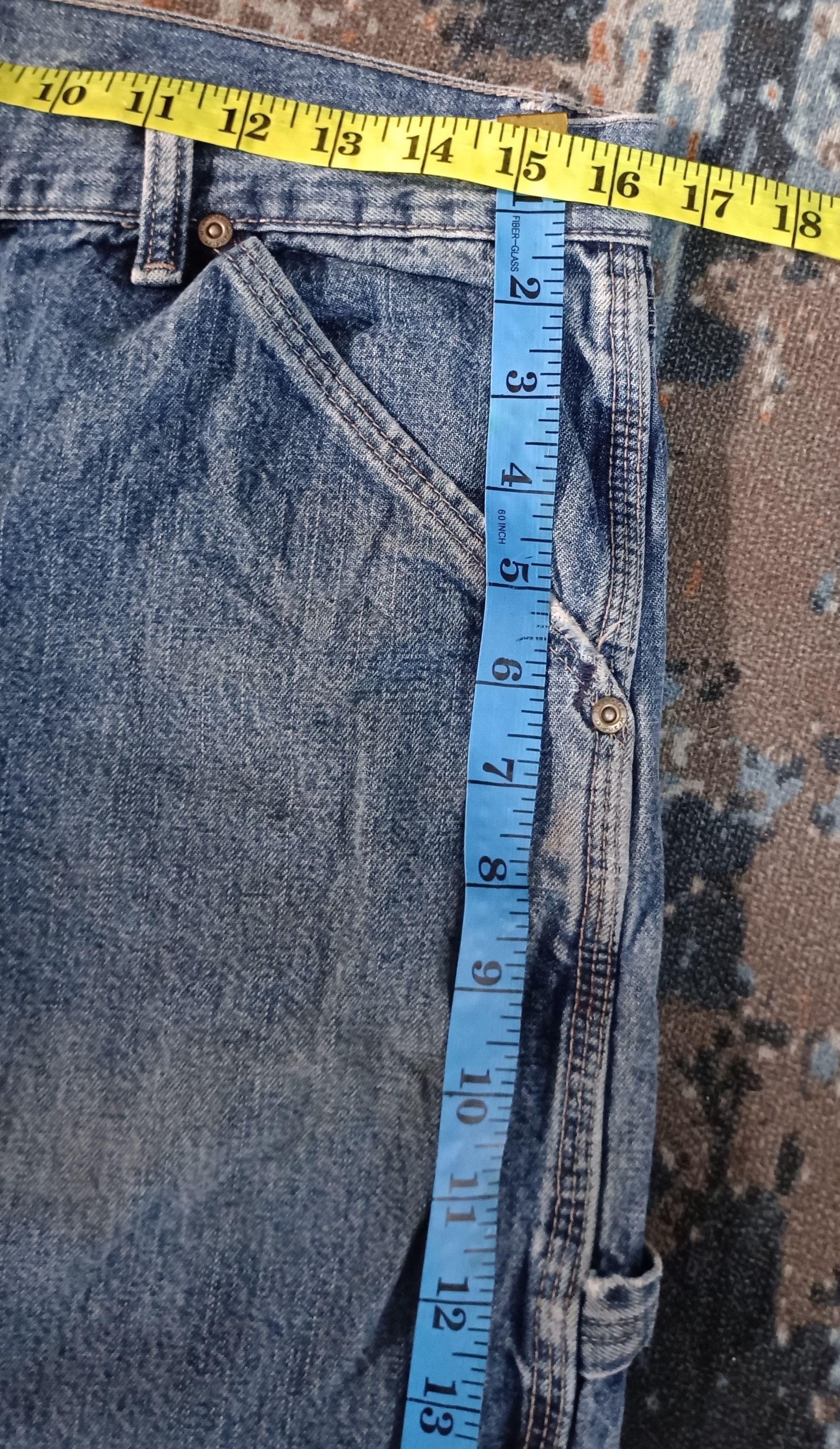 Japanese Brand × Wrangler Wrangler Carpenter Workwear Jeans Size US 32 / EU 48 - 22 Thumbnail