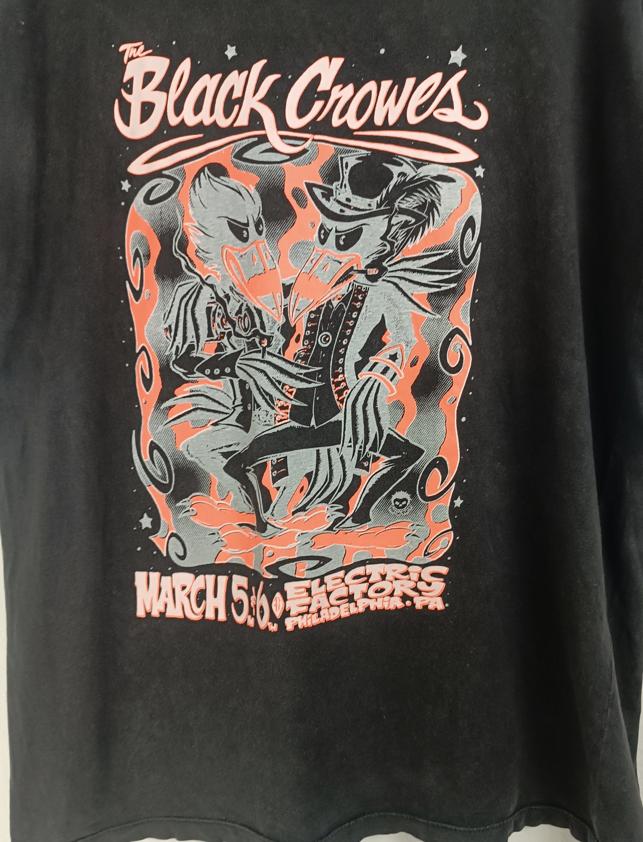 Band Tees THRASHED FADED VINTAGE Y2K THE BLACK CROWES LIVE AEROSMITH Size US M / EU 48-50 / 2 - 7 Thumbnail