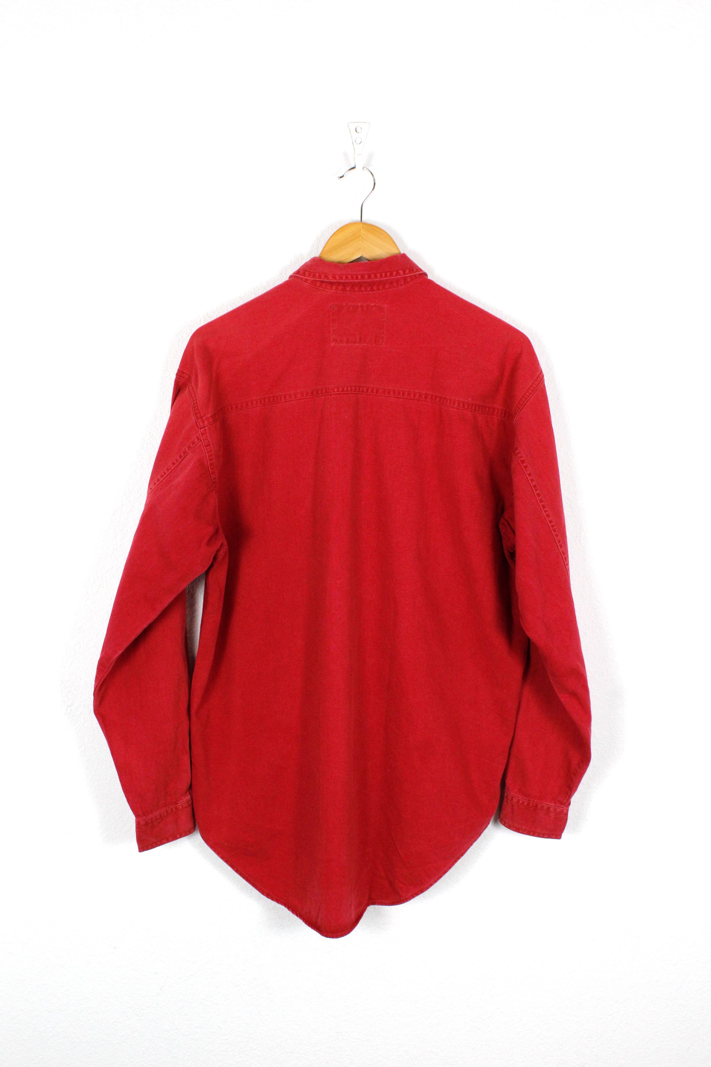 Levi's × Levi's Vintage Clothing × Vintage Levis Vintage Red Work Western Shirt 90s Size US M / EU 48-50 / 2 - 6 Thumbnail