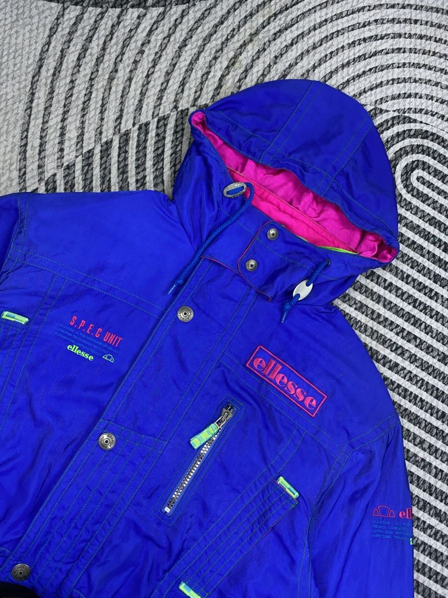 Ellesse × Goldwin Vtg Ellesse X Goldwin S.E.P.G Unit Pink Lining Ski Jacket Size US XL / EU 56 / 4 - 8 Thumbnail
