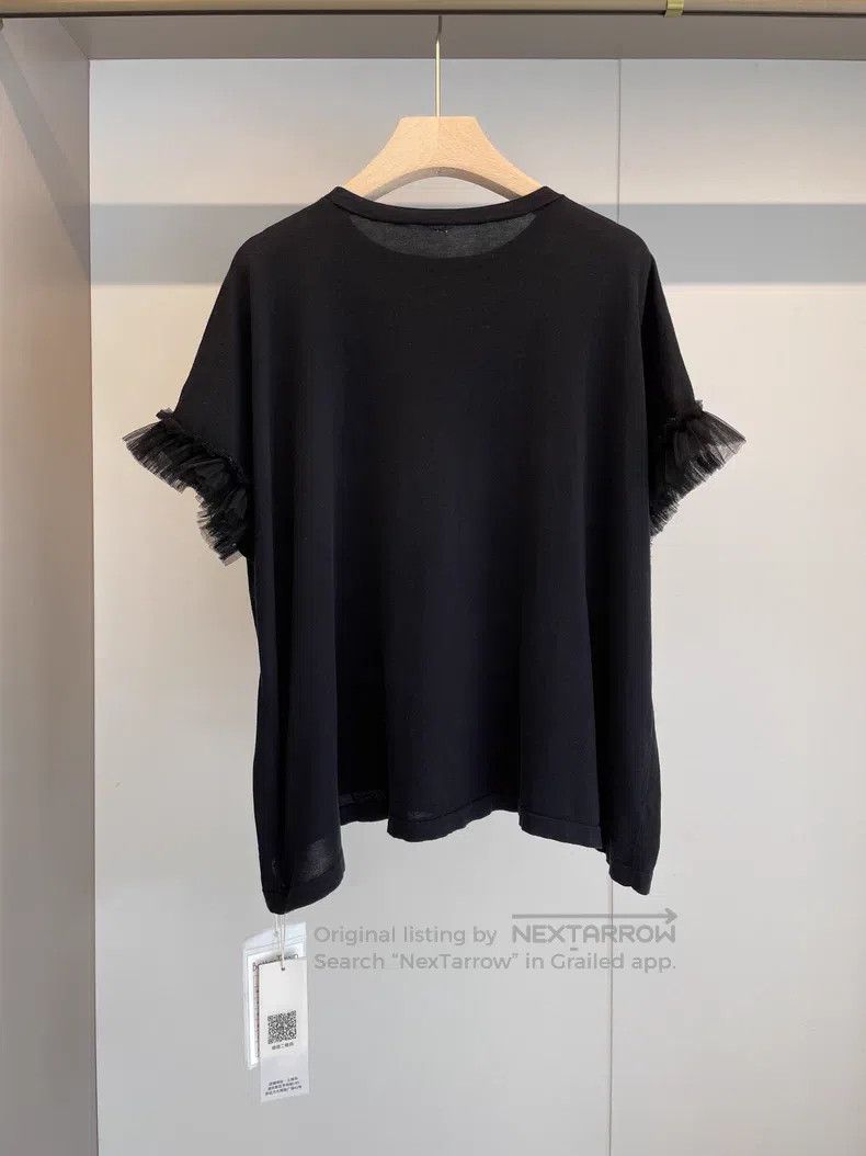 Brunello Cucinelli Brunello Cucinelli Black Cotton T-shirt Size S / US 4 / IT 40 - 2 Thumbnail
