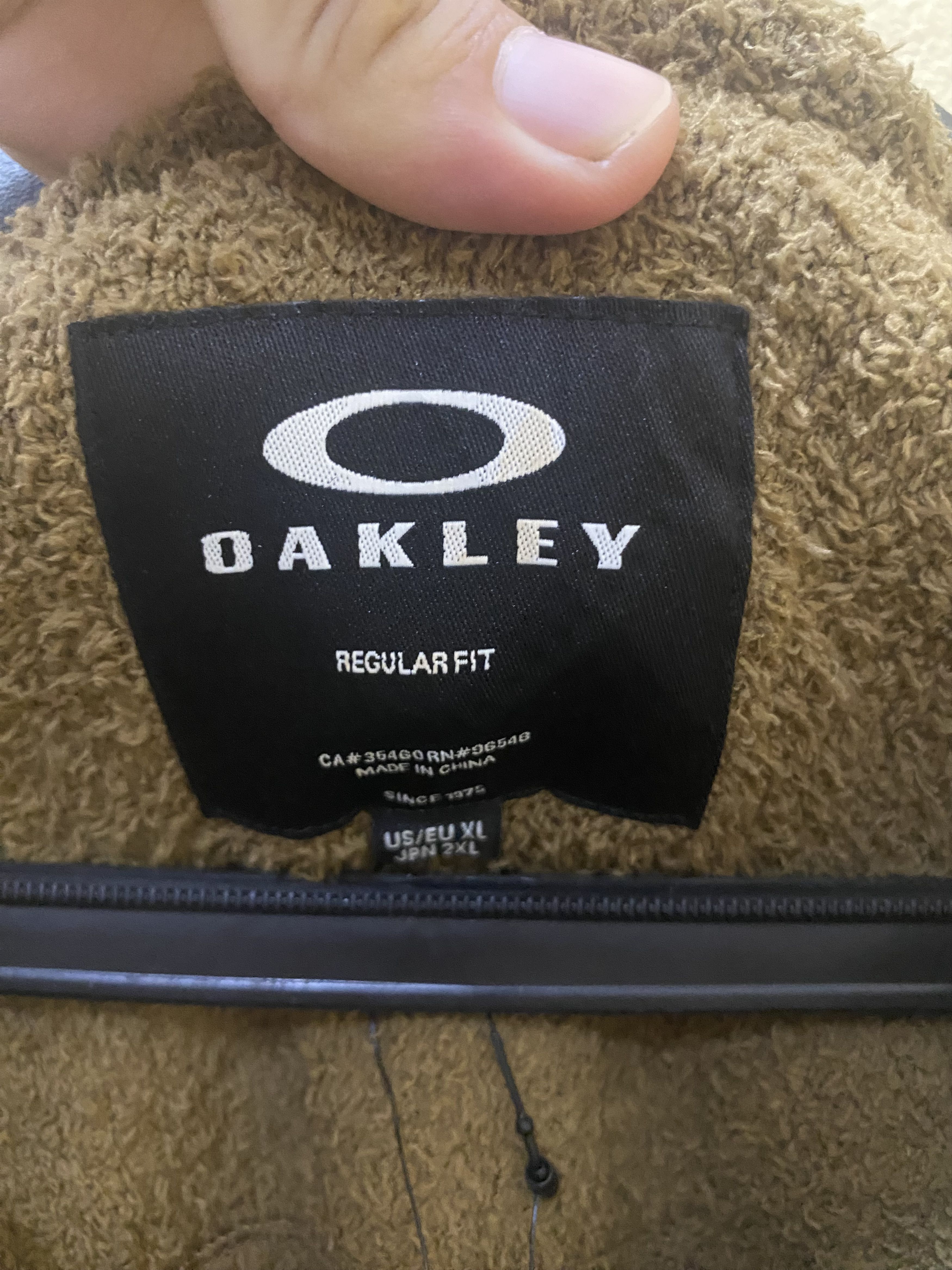 Oakley OAKLEY FLEECE FULL ZIPPED JACKET Size US XL / EU 56 / 4 - 7 Thumbnail
