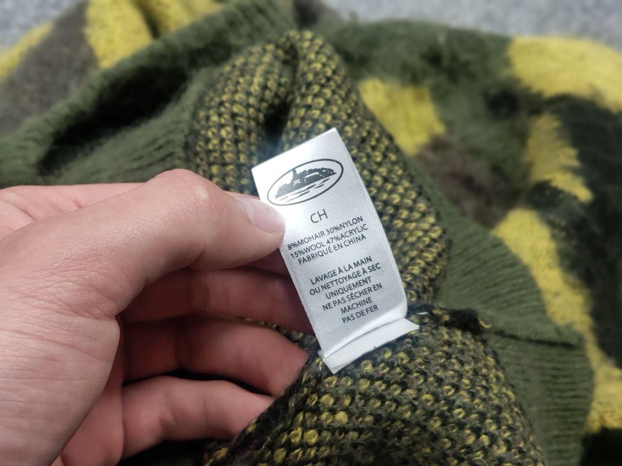 Corteiz Corteiz Mohair Blend Knit Sweater Gutta Green Camo Oversized Size US S / EU 44-46 / 1 - 13 Thumbnail