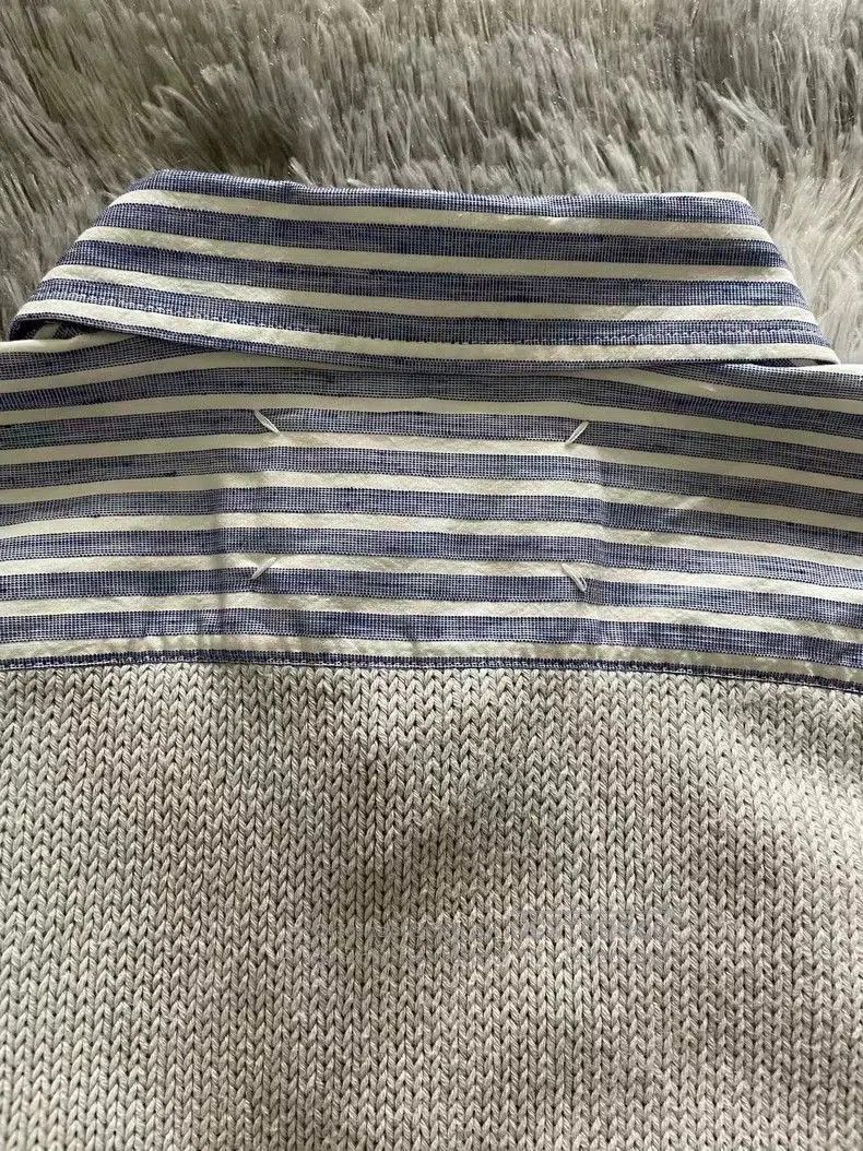 Maison Margiela Striped Mix Shirt Sweater Combo. Size US M / EU 48-50 / 2 - 5 Thumbnail