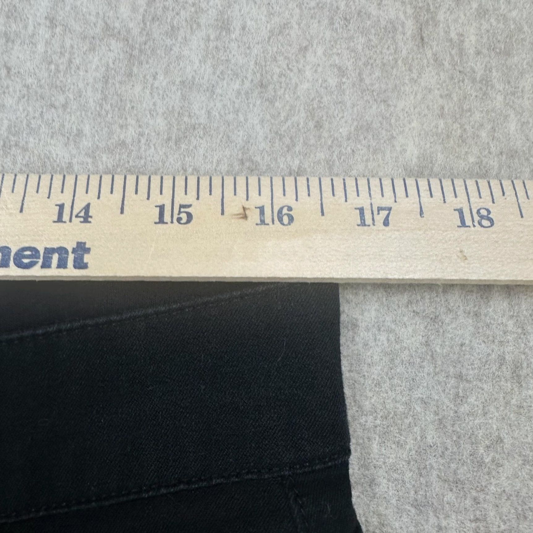 Chaps Chaps Jeans Womens 14 Black Straight Leg 5 Pocket Denim Casual Classic Fit Size 36" / US 14 / IT 50 - 6 Thumbnail