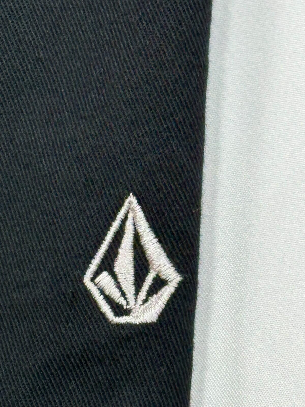 Volcom Volcom Flat Embroidered Cotton/Poly Chinos Black Mens 42/34 Size US 42 / EU 58 - 8 Thumbnail
