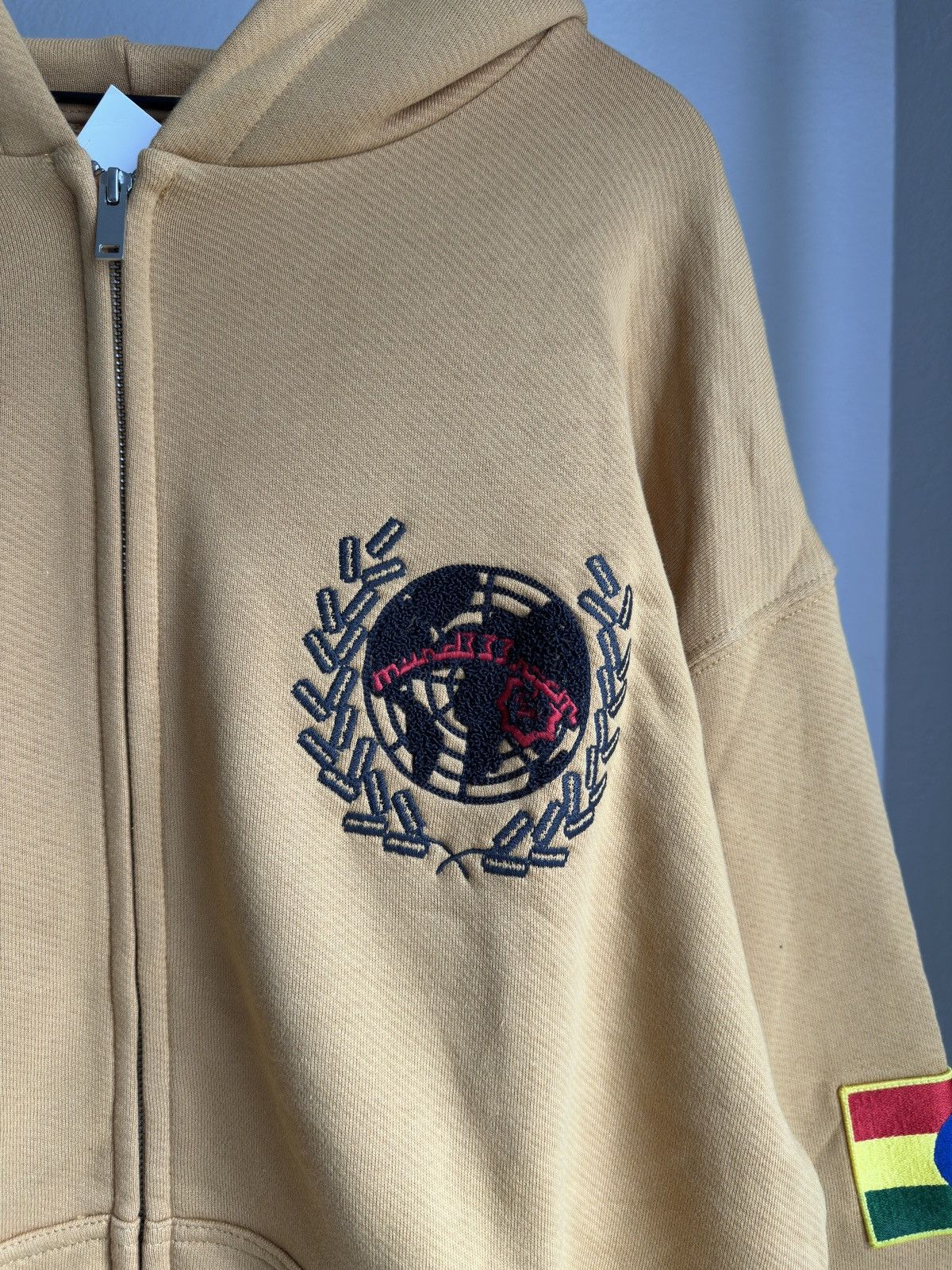 murd333r.fm Peacemaker V2 Zip Up Hoodie Beige Size US XL / EU 56 / 4 - 3 Thumbnail