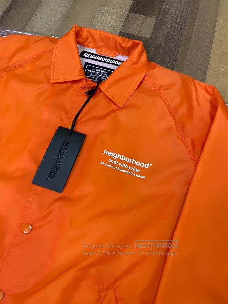 Neighborhood Neighborhood New Coach Jacket, Orange, Size M Size US M / EU 48-50 / 2 - 4 Thumbnail