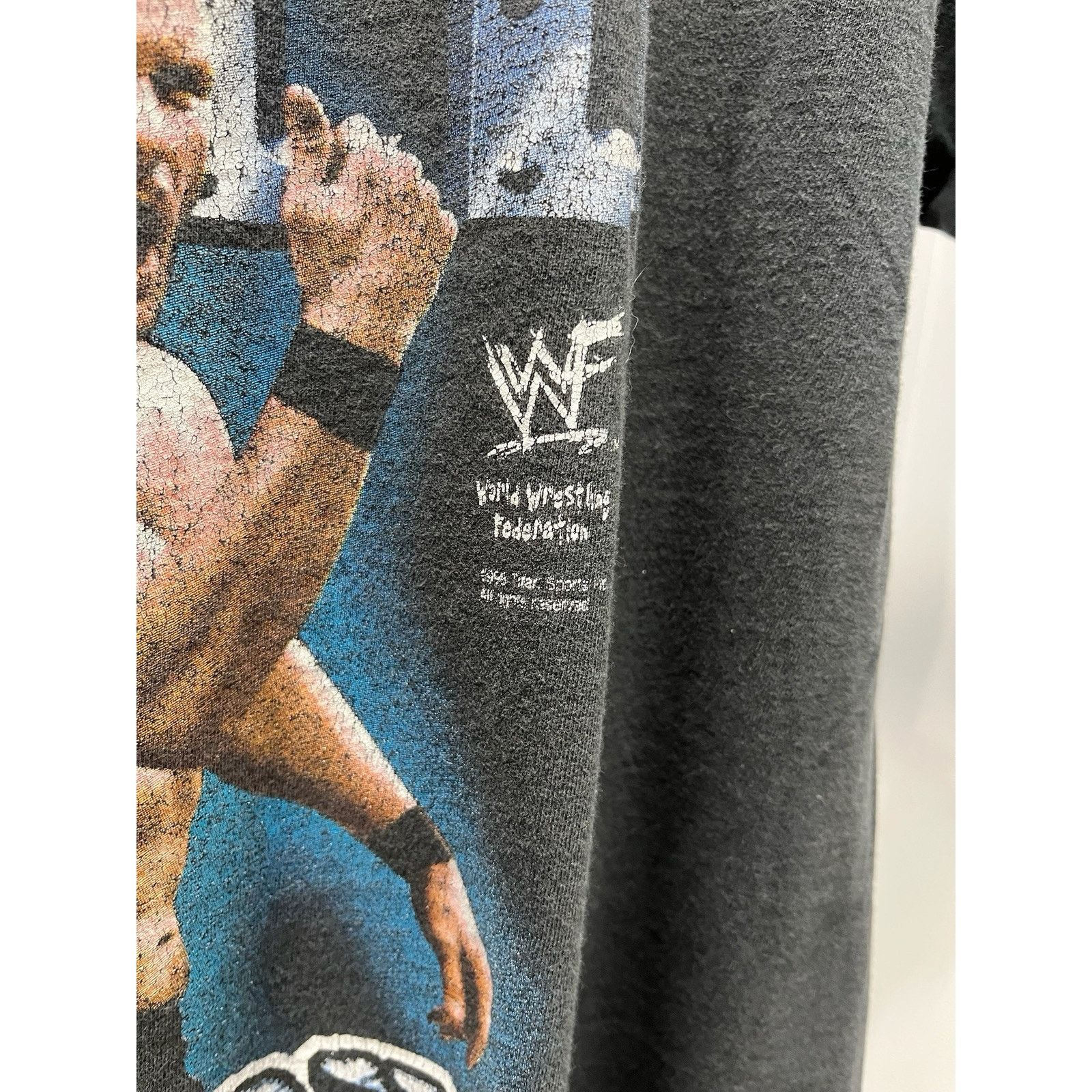 WWF Vintage Stone Cold Steve Austin Wrap Around Shirt Size US L / EU 52-54 / 3 - 3 Thumbnail