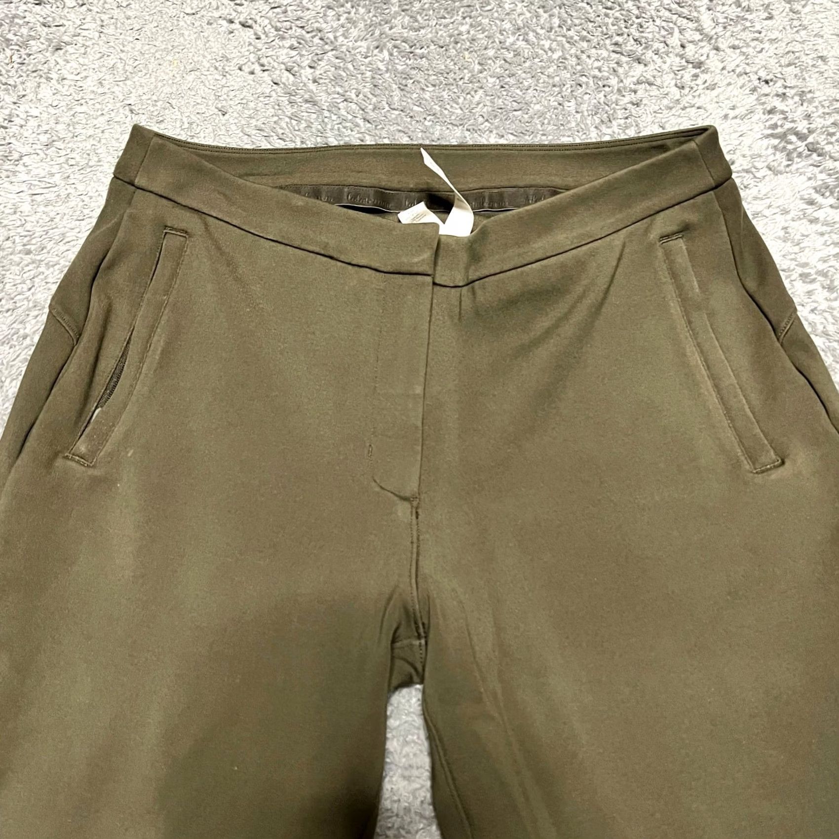 Lululemon Lululemon Pants Womens 6 On The Move Travel Dress Green Ankle Straight Womens Size 28" / US 6 / IT 42 - 2 Thumbnail