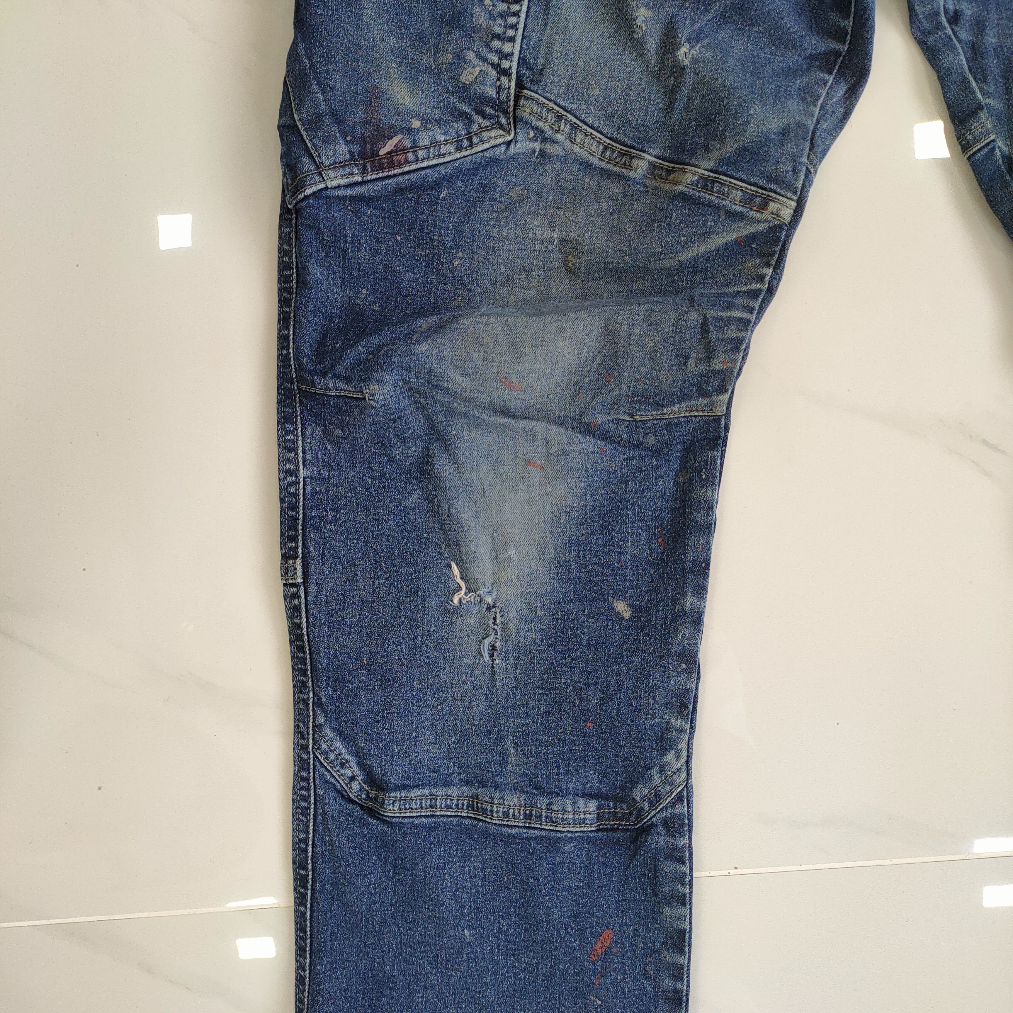Japanese Brand × Vintage VINTAGE JAPANESE DOUBLE KNEE DISTRESSED CARGO PANTS Size US 34 / EU 50 - 6 Thumbnail