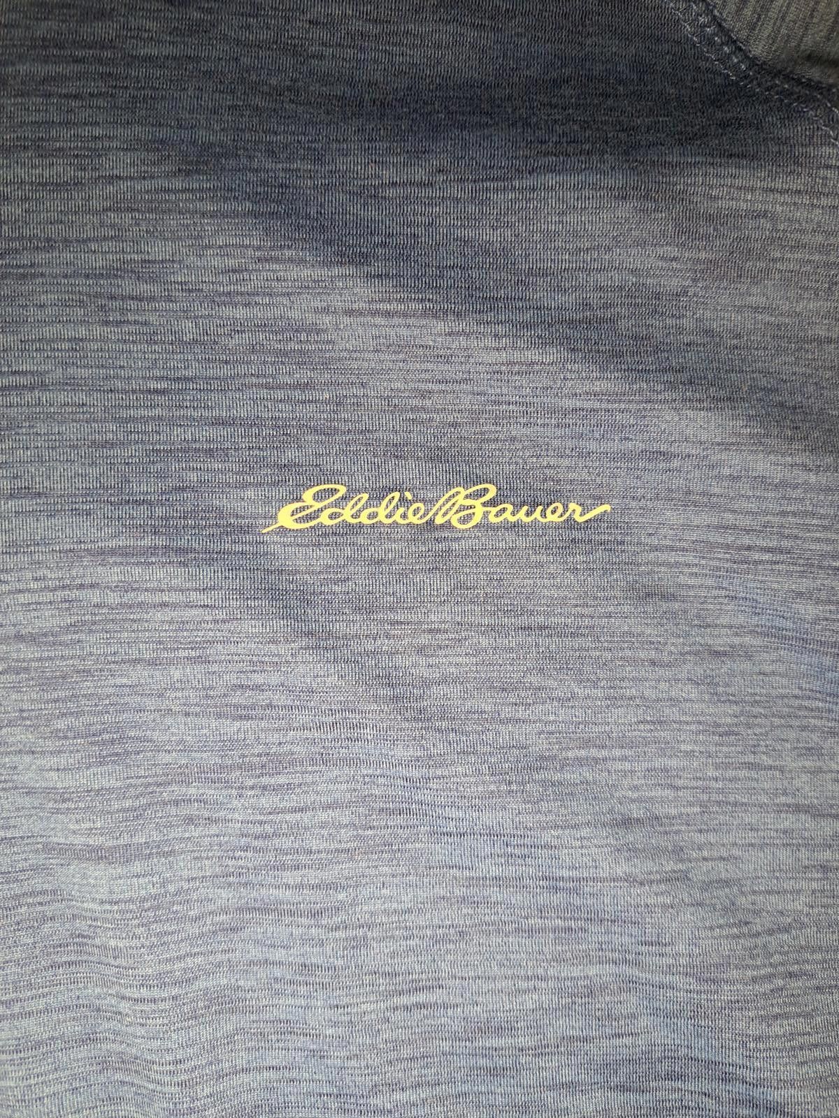 Eddie Bauer Eddie Bauer Quarter Zip Sweater Mens XL Blue Activewear Size ONE SIZE - 3 Thumbnail