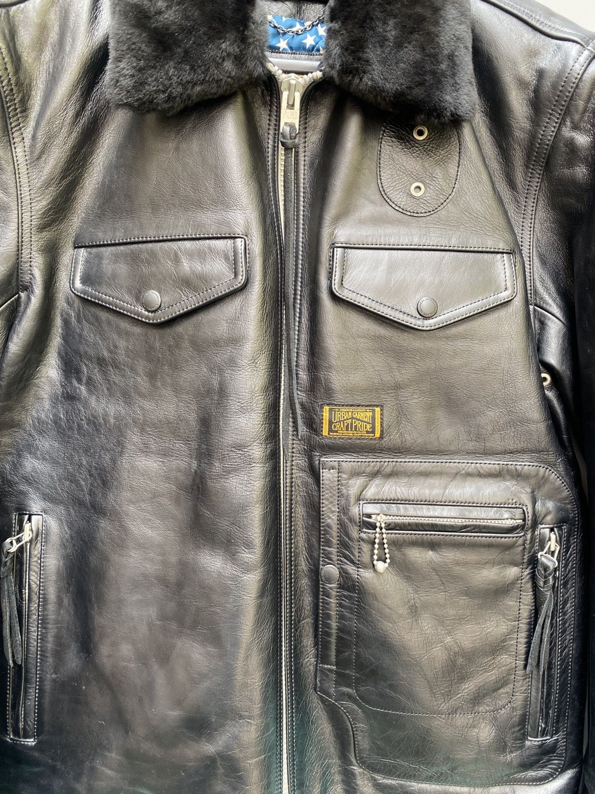 Neighborhood A/W 2010- Neighborhood- Biker Leather Jacket Size US L / EU 52-54 / 3 - 6 Thumbnail
