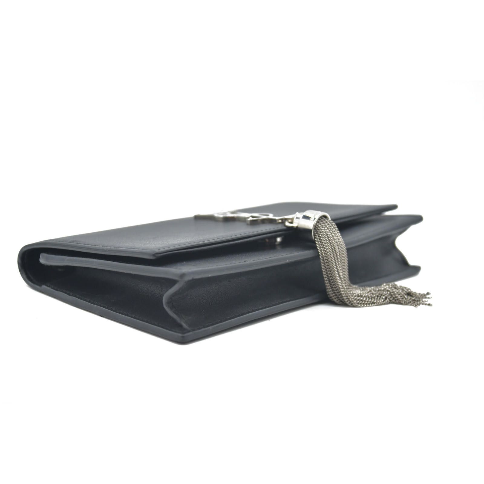 Saint Laurent Paris Saint Laurent Smooth Calfskin Classic Monogram Kate Tassel Size ONE SIZE - 12 Thumbnail